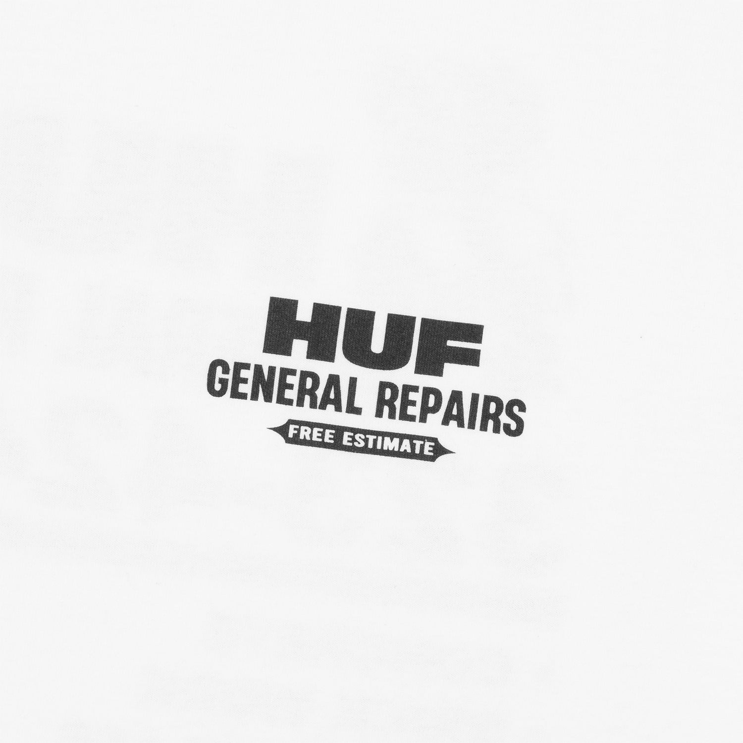 HUF (ハフ) Worldwide JP /T-SHIRTS(Tシャツ)/ GENERAL REPAIRS TEE商品 / BLACK
