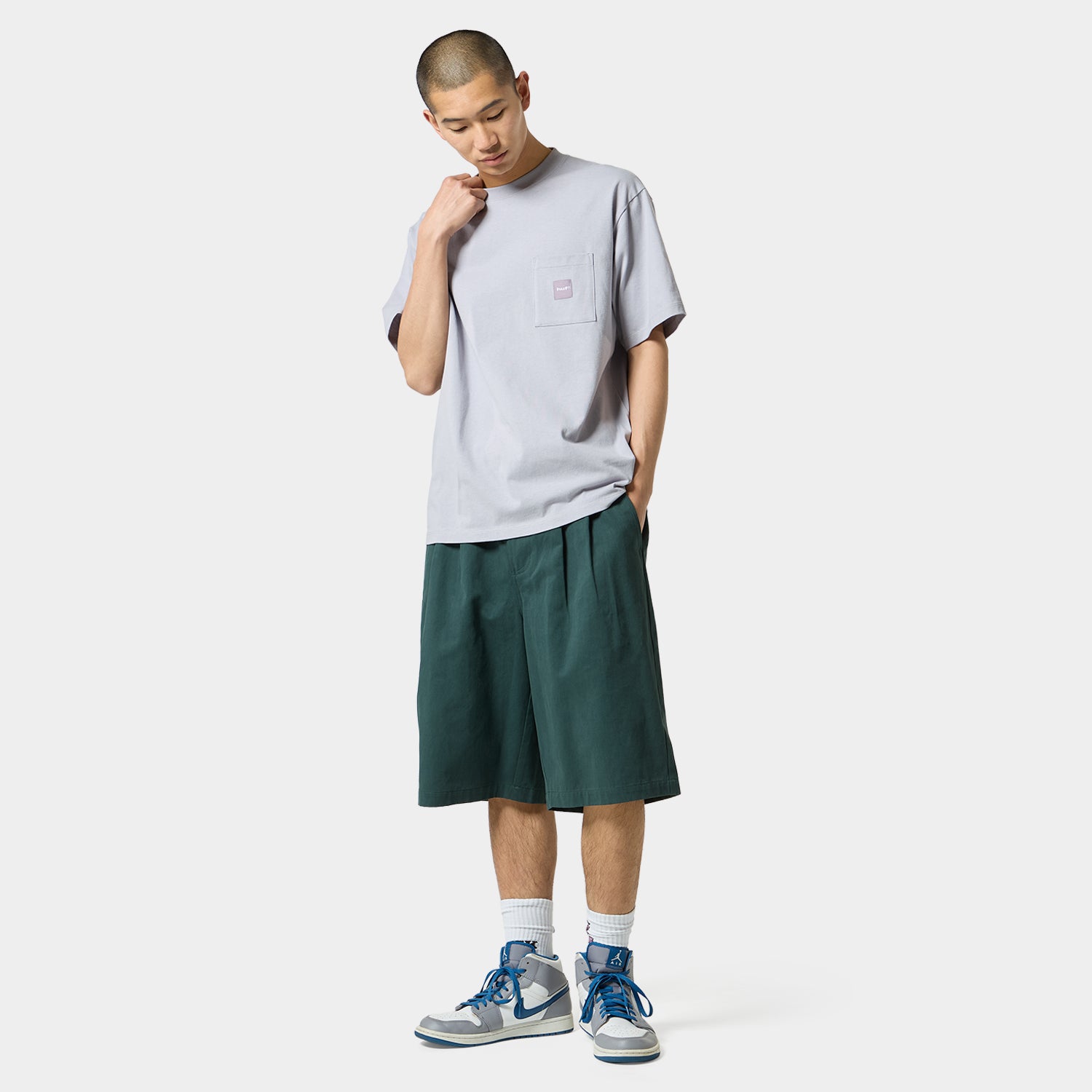 HUF (ハフ) Worldwide JP /T-SHIRTS(Tシャツ)/ BOX LOGO POCKET TEE商品 / PINK