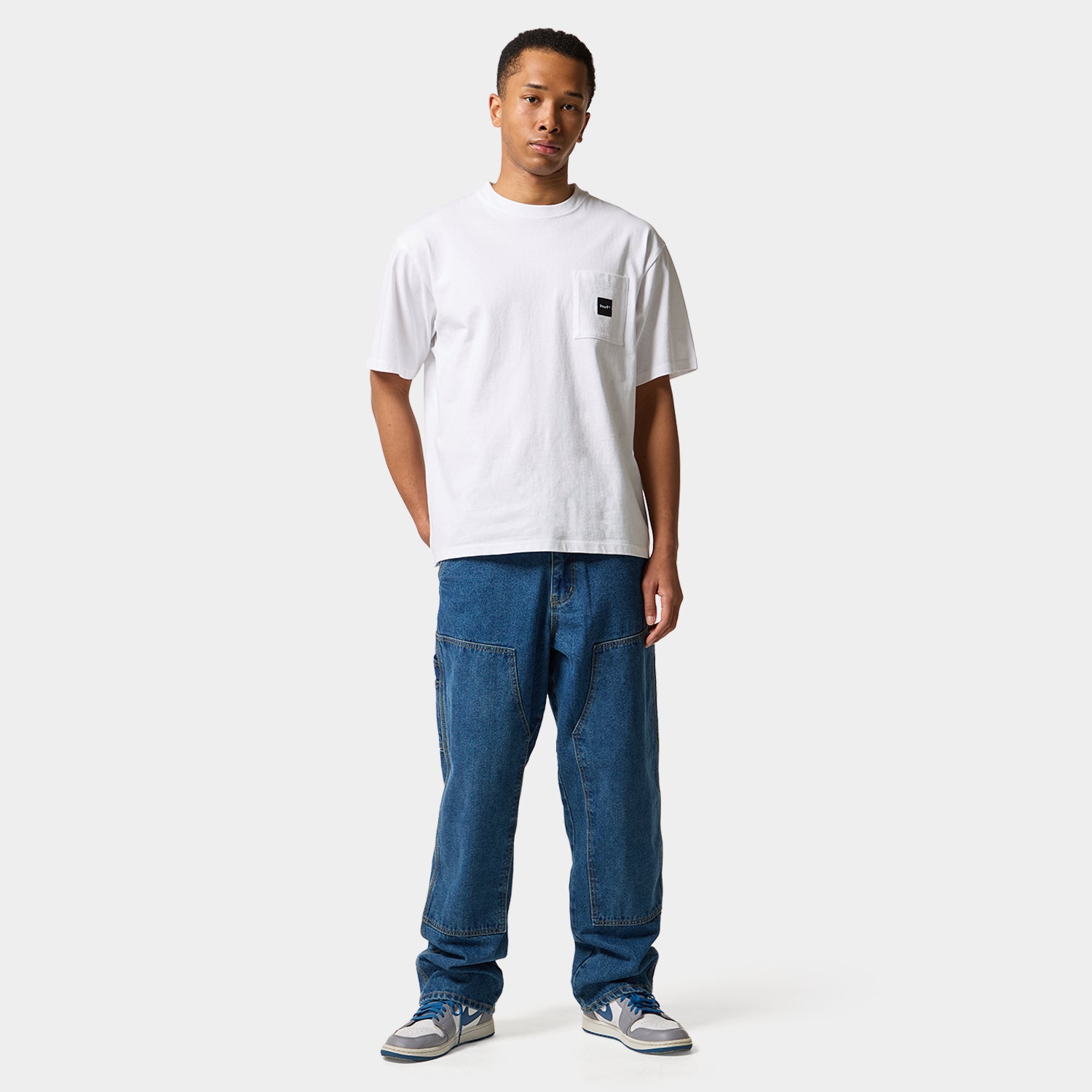 HUF (ハフ) Worldwide JP /T-SHIRTS(Tシャツ)/ BOX LOGO POCKET TEE商品 / PINK