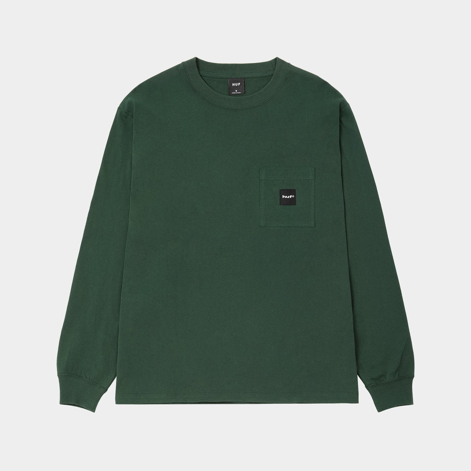 HUF (ハフ) Worldwide JP /T-SHIRTS(Tシャツ)/ BOX LOGO POCKET LS TEE商品 / BLACK