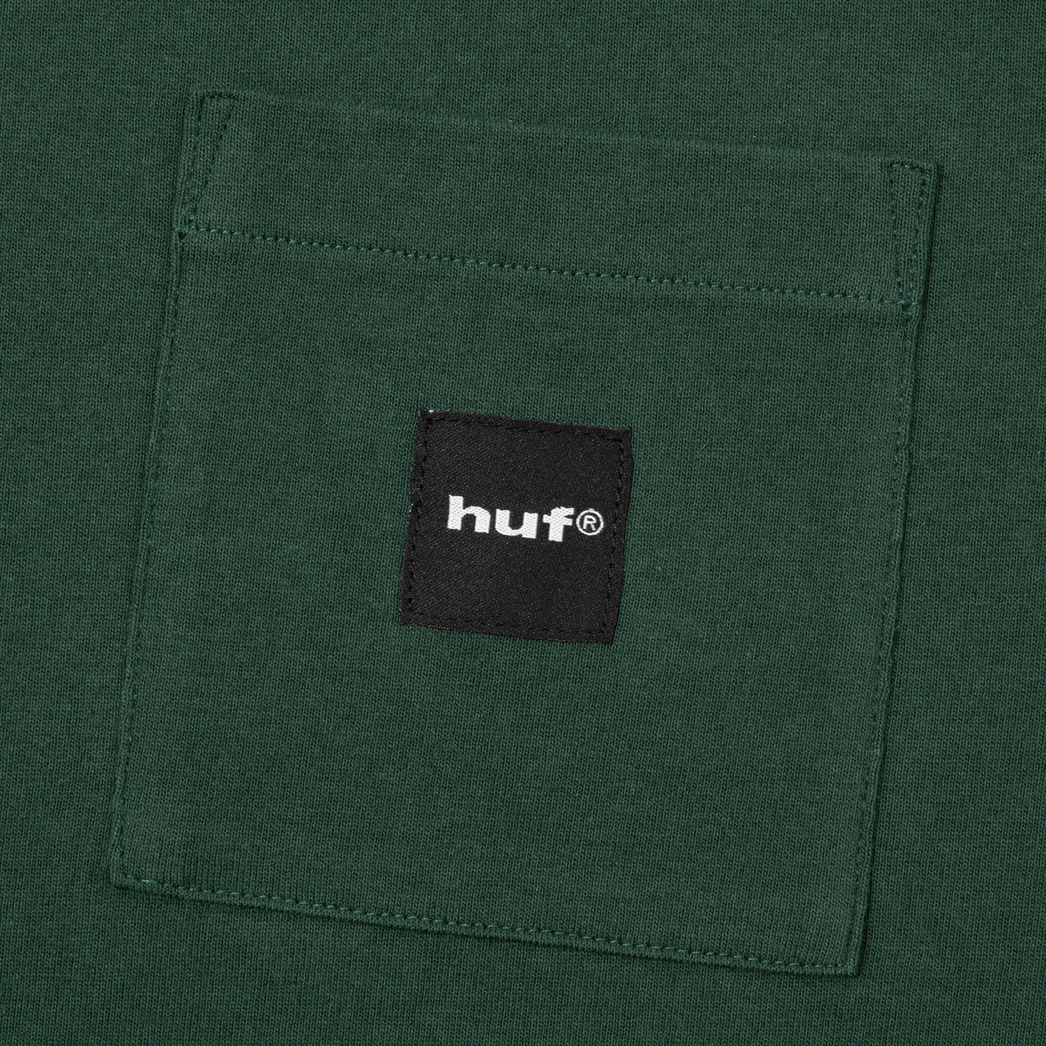 HUF (ハフ) Worldwide JP /T-SHIRTS(Tシャツ)/ BOX LOGO POCKET LS TEE商品 / BLACK