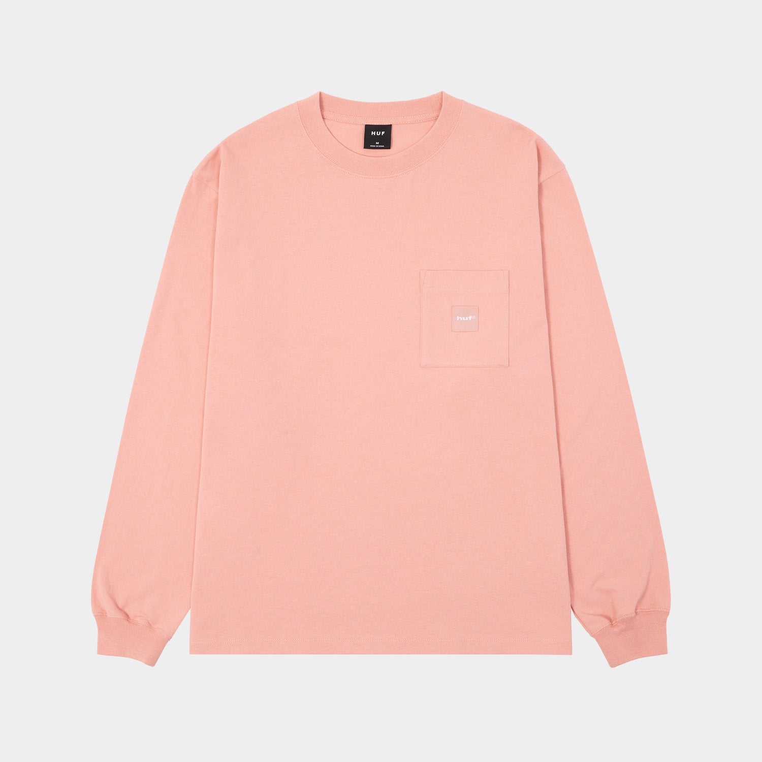 HUF (ハフ) Worldwide JP /T-SHIRTS(Tシャツ)/ BOX LOGO POCKET LS TEE商品 / BLACK