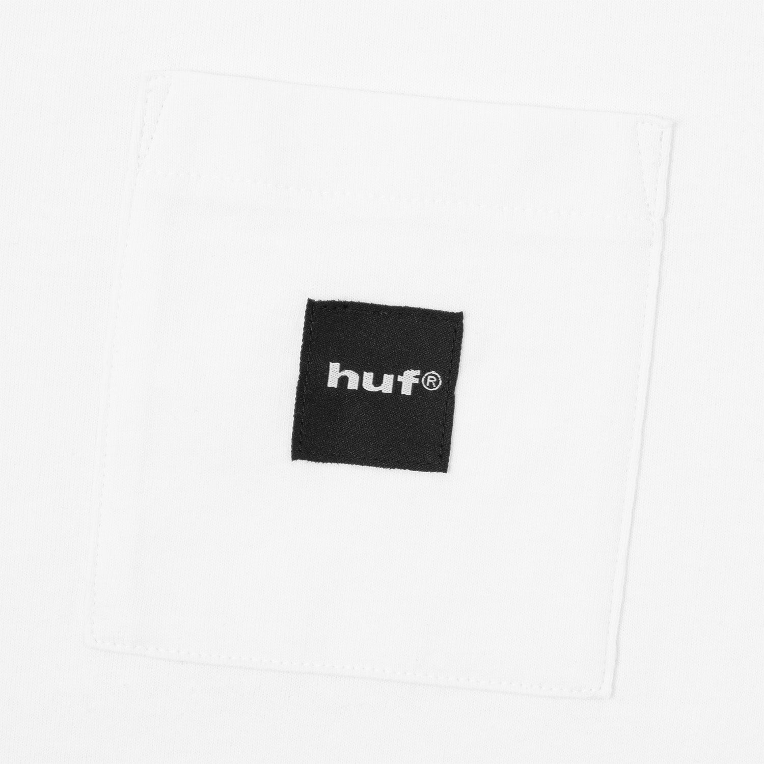 HUF (ハフ) Worldwide JP /T-SHIRTS(Tシャツ)/ BOX LOGO POCKET LS TEE商品 / BLACK