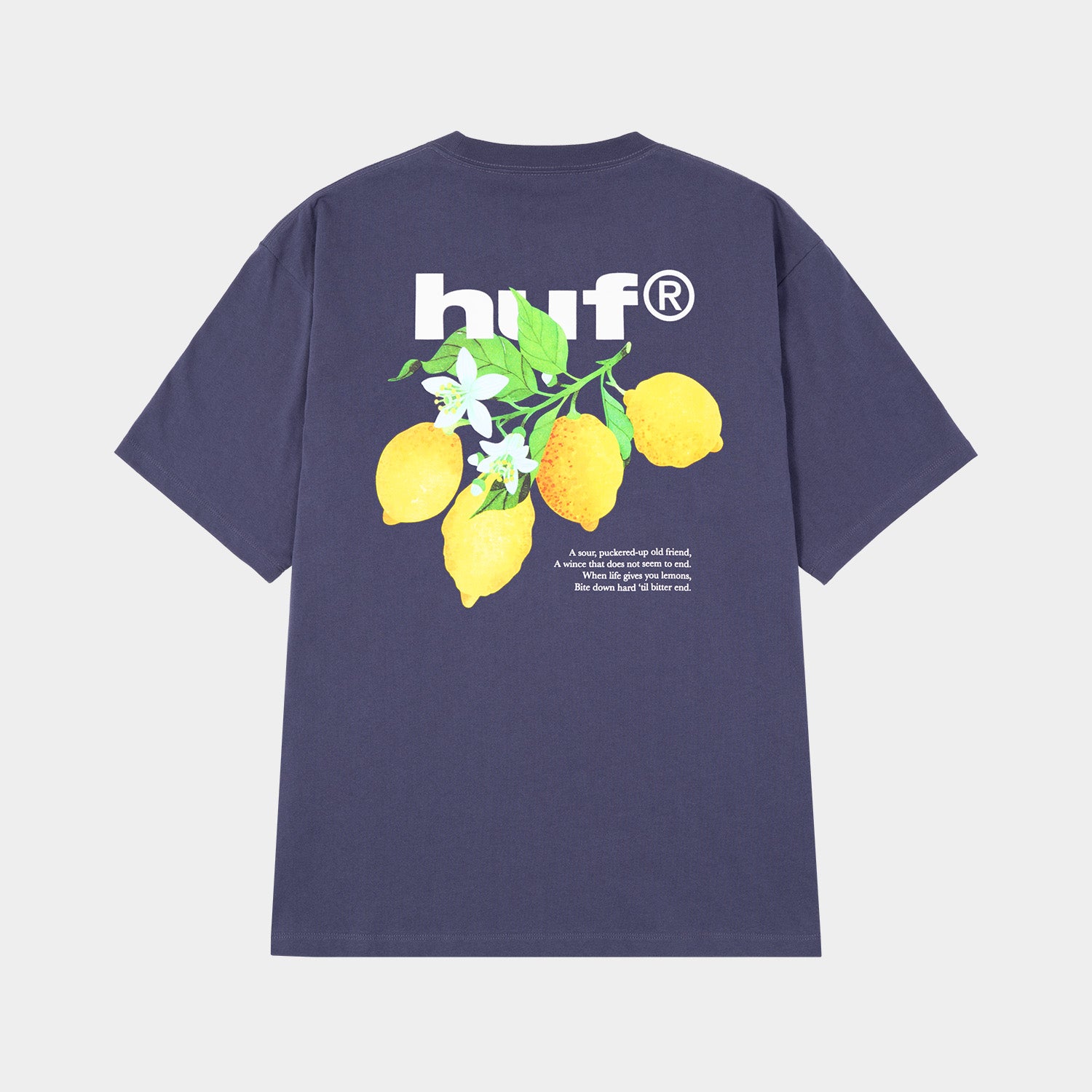 HUF (ハフ) Worldwide JP /T-SHIRTS(Tシャツ)/ SOUR LEMON TEE商品 / NAVY