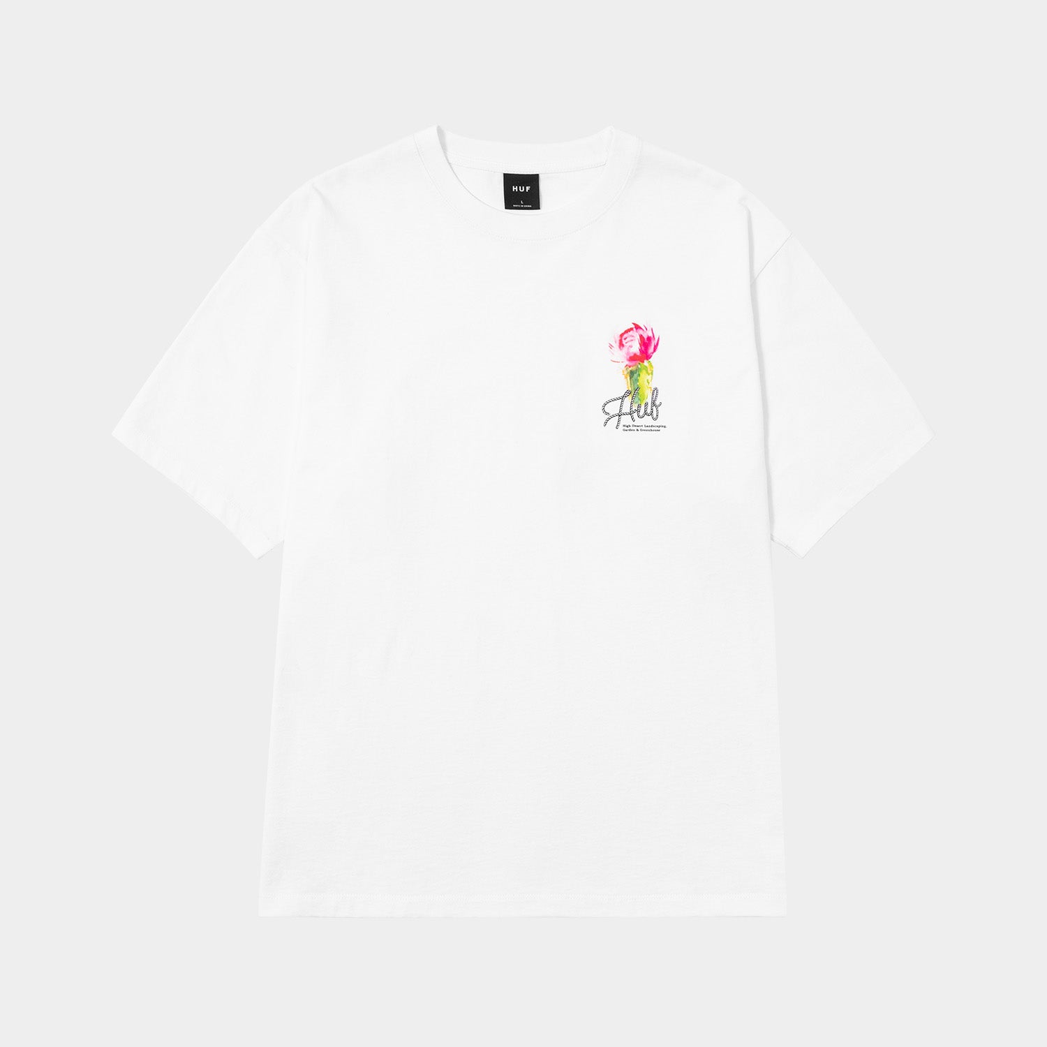 HUF (ハフ) Worldwide JP /T-SHIRTS(Tシャツ)/ DESERT ROSE TEE商品 / LT YELLOW