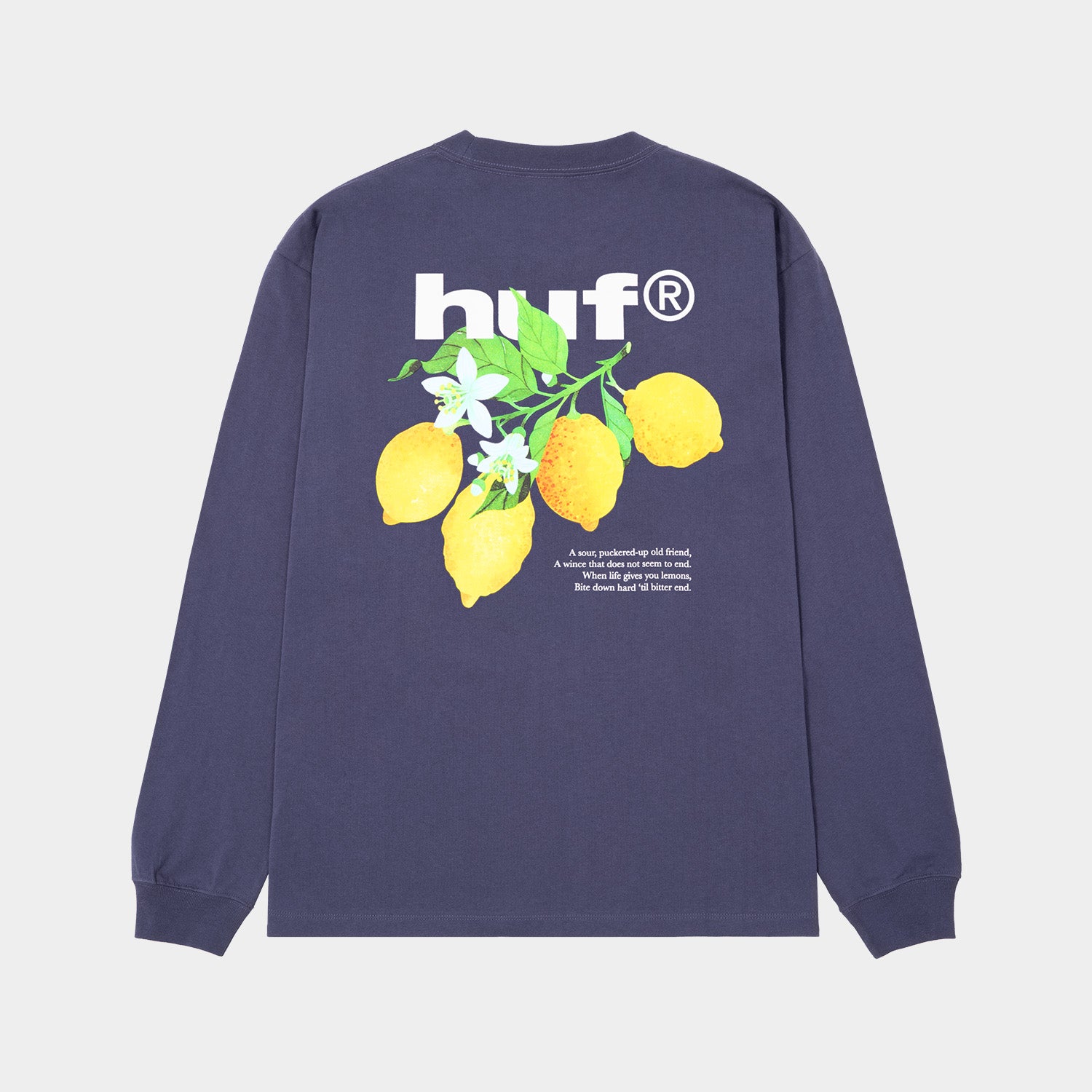 HUF (ハフ) Worldwide JP /T-SHIRTS(Tシャツ)/ SOUR LEMON LS TEE商品 / BLACK