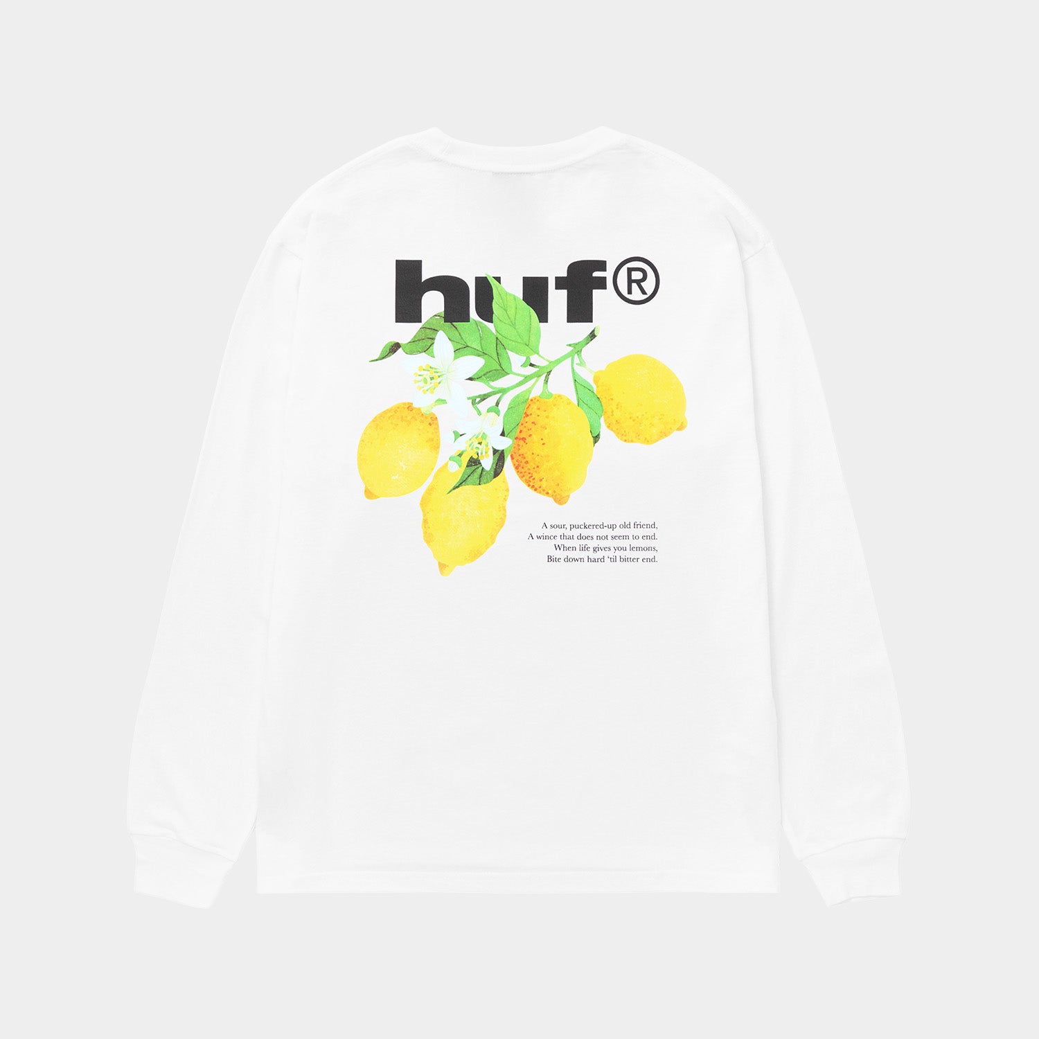 HUF (ハフ) Worldwide JP /T-SHIRTS(Tシャツ)/ SOUR LEMON LS TEE商品 / BLACK