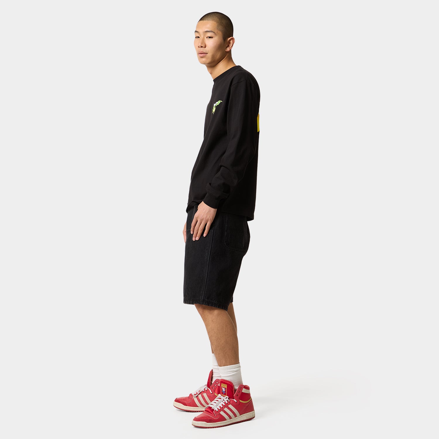 HUF (ハフ) Worldwide JP /T-SHIRTS(Tシャツ)/ SOUR LEMON LS TEE商品 / BLACK