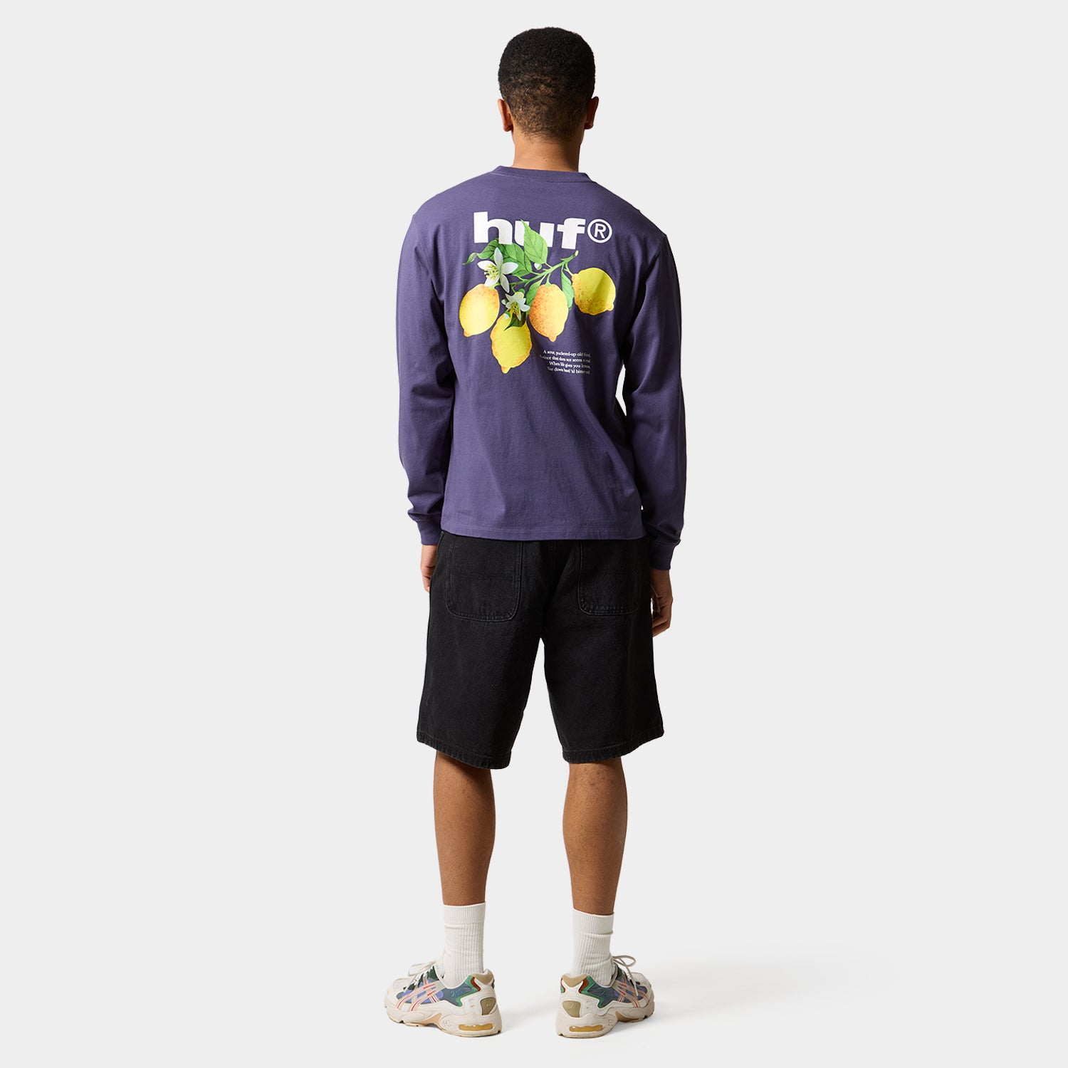 HUF (ハフ) Worldwide JP /T-SHIRTS(Tシャツ)/ SOUR LEMON LS TEE商品 / BLACK