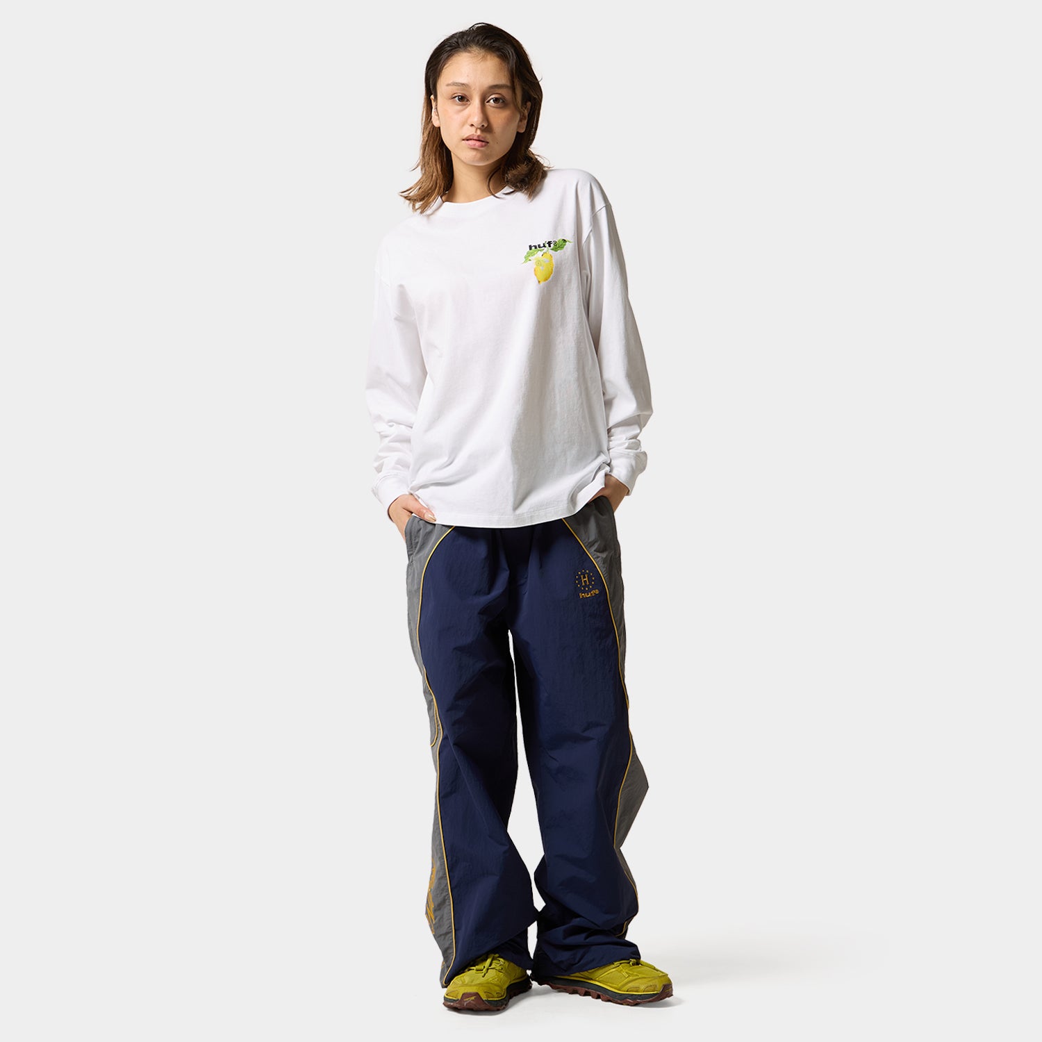HUF (ハフ) Worldwide JP /T-SHIRTS(Tシャツ)/ SOUR LEMON LS TEE商品 / BLACK
