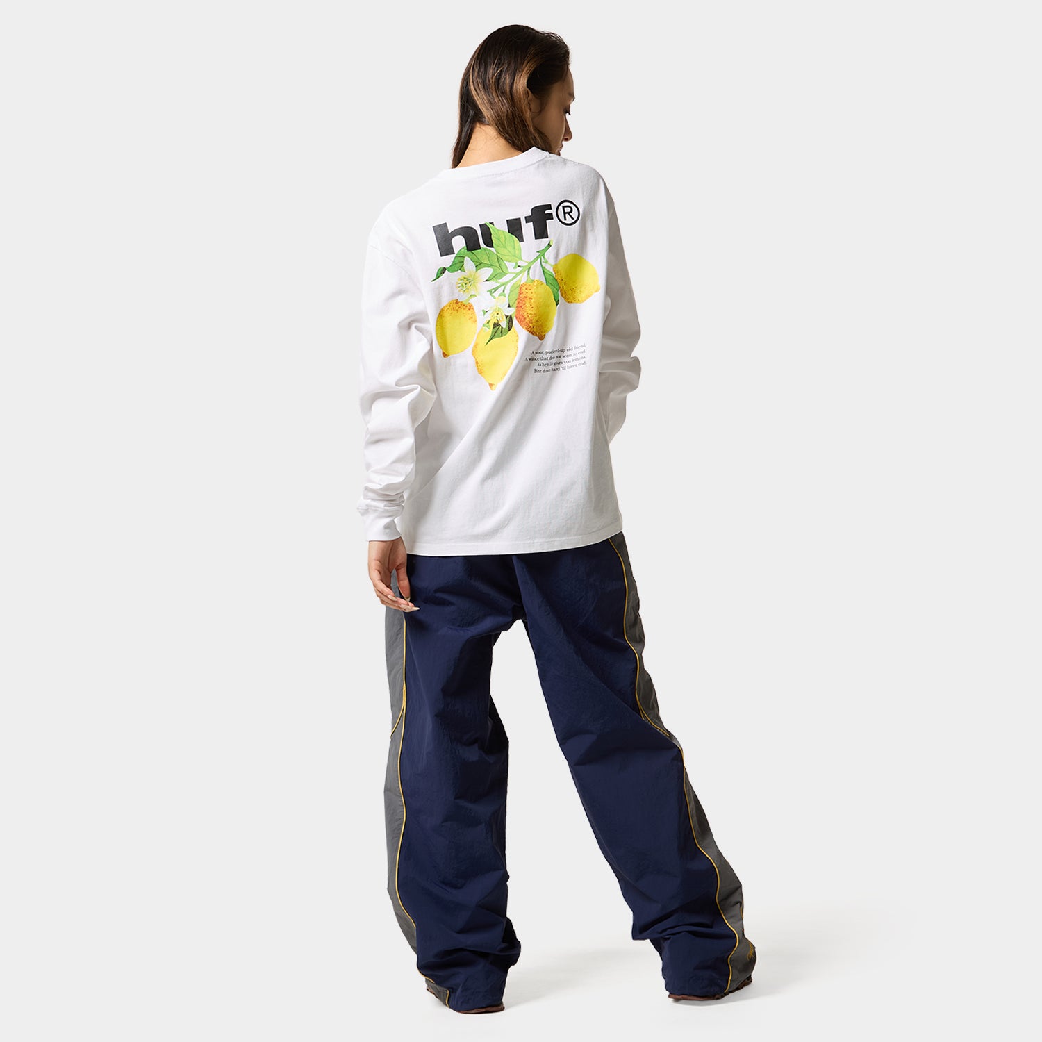 HUF (ハフ) Worldwide JP /T-SHIRTS(Tシャツ)/ SOUR LEMON LS TEE商品 / BLACK