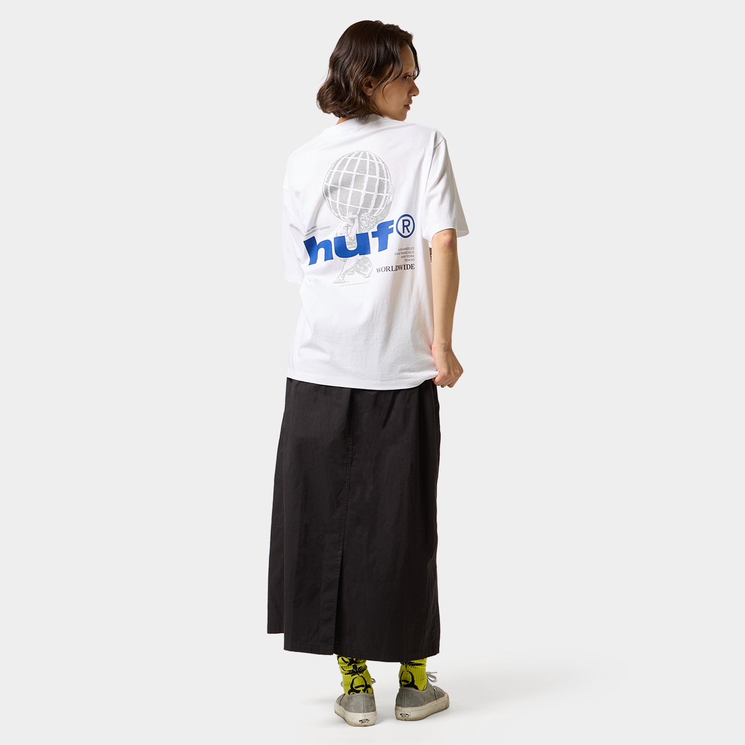 HUF (ハフ) Worldwide JP /T-SHIRTS(Tシャツ)/ COMMUNITY SUPPORT TEE商品 / BROWN