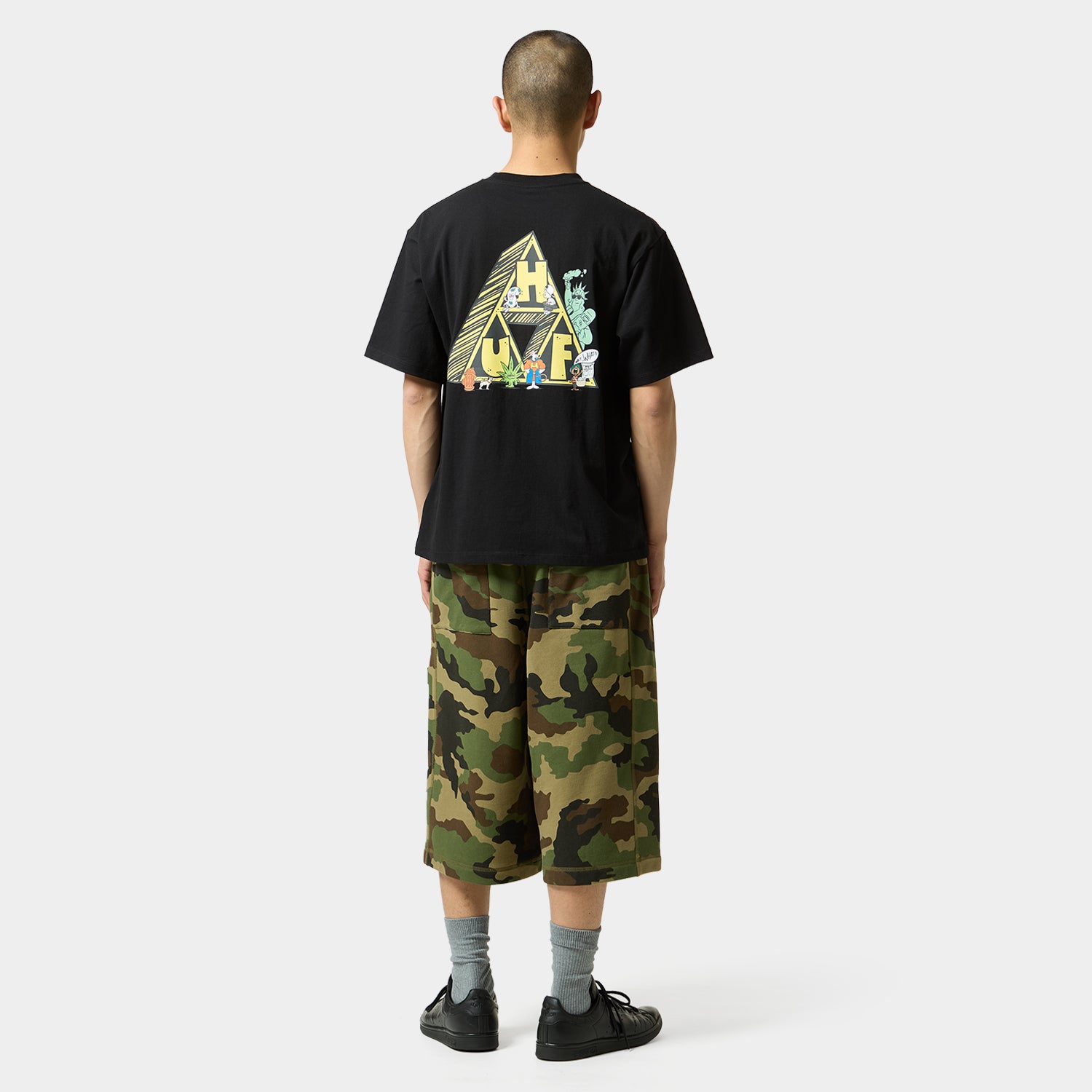 HUF (ハフ) Worldwide JP /T-SHIRTS(Tシャツ)/ 【オンラインストア限定】SATURDAY MORNING TT TEE商品 / WHITE