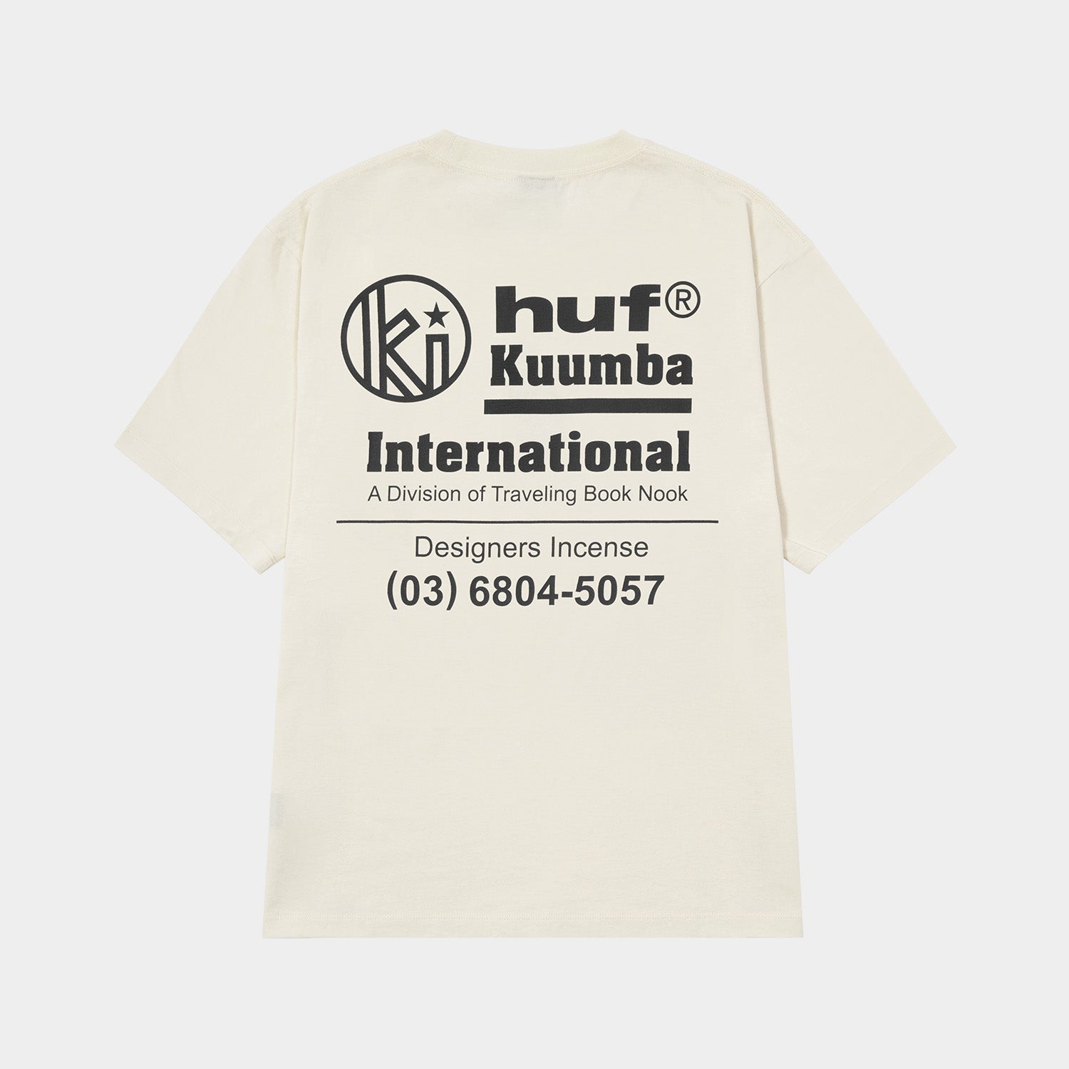 HUF (ハフ) Worldwide JP /T-SHIRTS(Tシャツ)/ HUF X KUUMBA INTERNATIONAL KUUMBA TEE商品 / CREAM