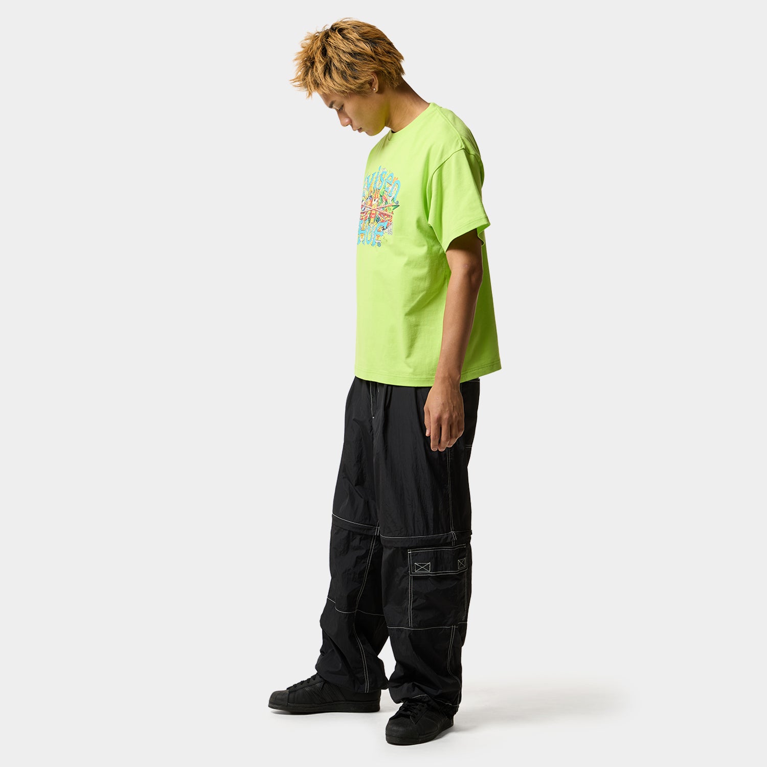 HUF (ハフ) Worldwide JP /T-SHIRTS(Tシャツ)/ HUF X EVISEN SKATEBOARDS DRAGON TEE商品 / BLACK