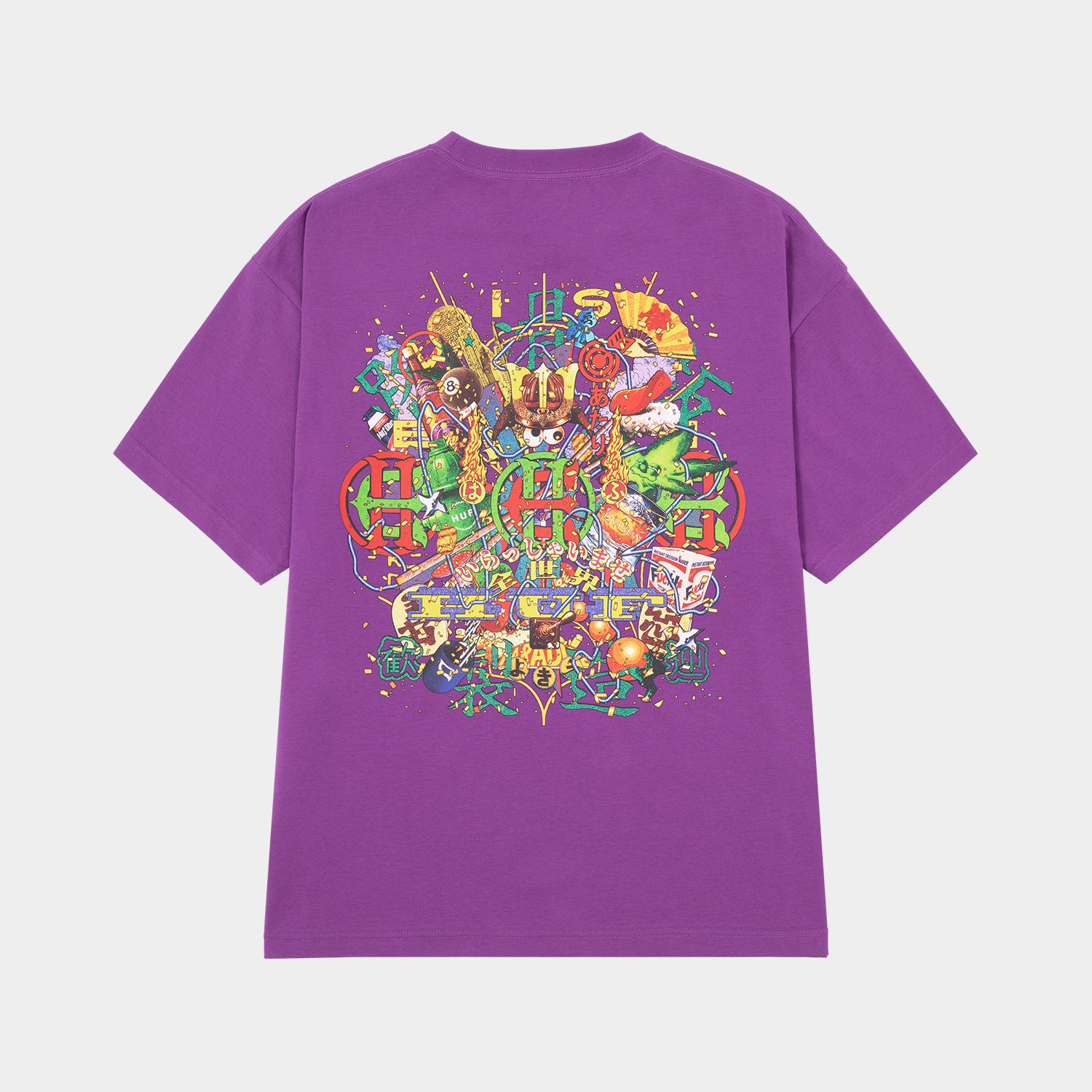 HUF (ハフ) Worldwide JP /T-SHIRTS(Tシャツ)/ HUF X EVISEN SKATEBOARDS HUF ALLSTAR TEE商品 / PURPLE