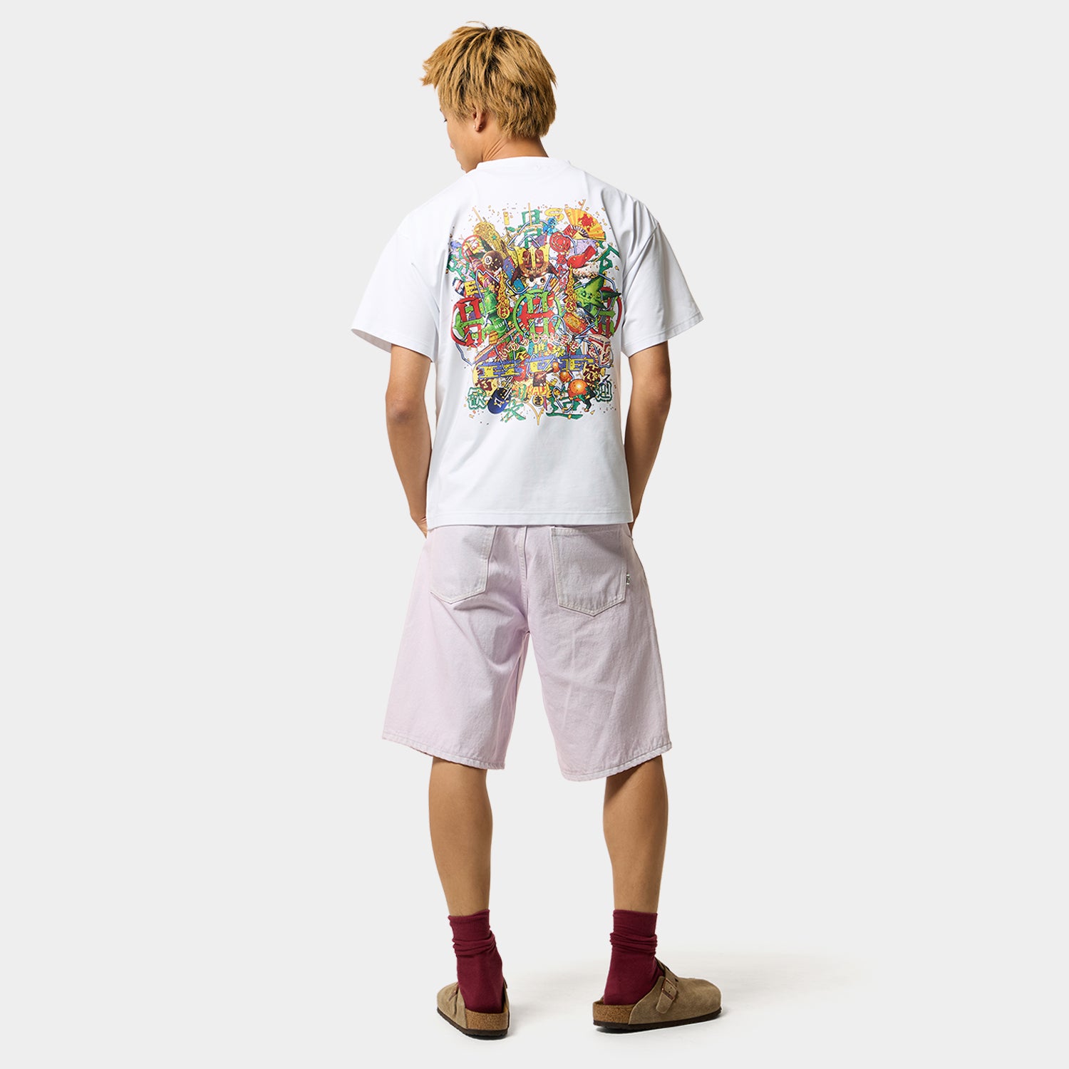 HUF (ハフ) Worldwide JP /T-SHIRTS(Tシャツ)/ HUF X EVISEN SKATEBOARDS HUF ALLSTAR TEE商品 / PURPLE