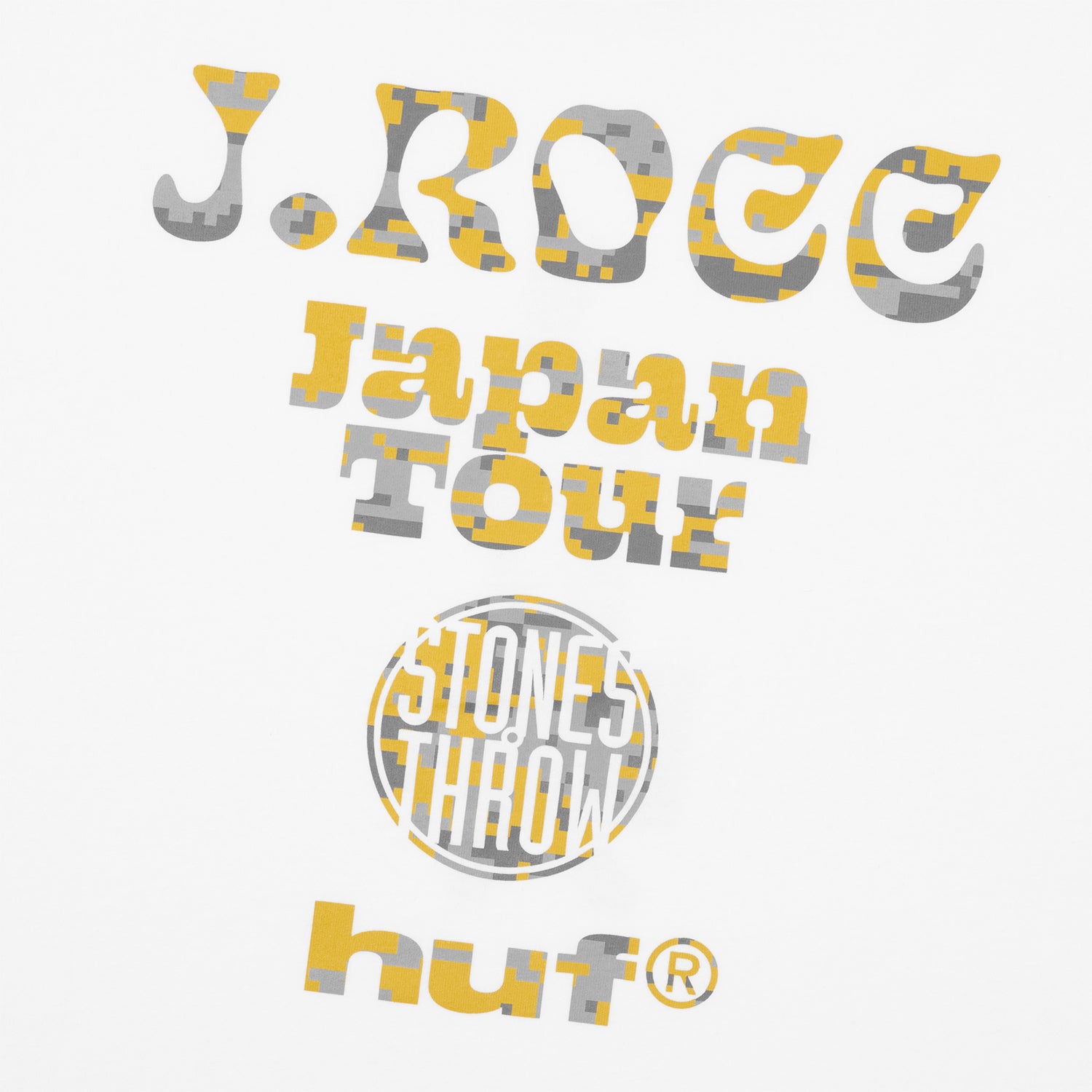 HUF (ハフ) Worldwide JP /T-SHIRTS(Tシャツ)/ HUF X J.ROCC X STONES THROW TEE商品 / WHITE