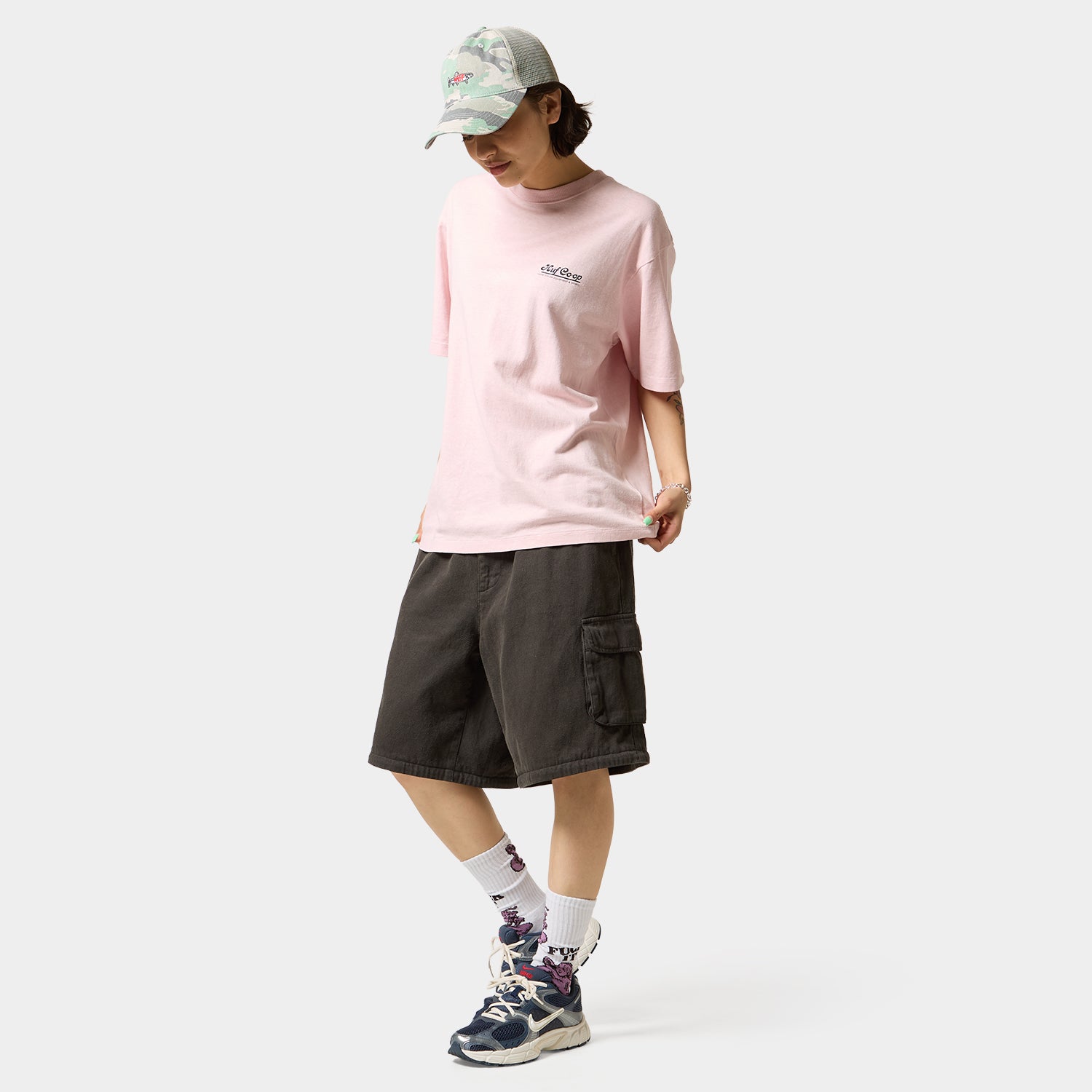 HUF (ハフ) Worldwide JP /T-SHIRTS(Tシャツ)/ huf CO-OP ARBORETUM TEE商品 / BLACK