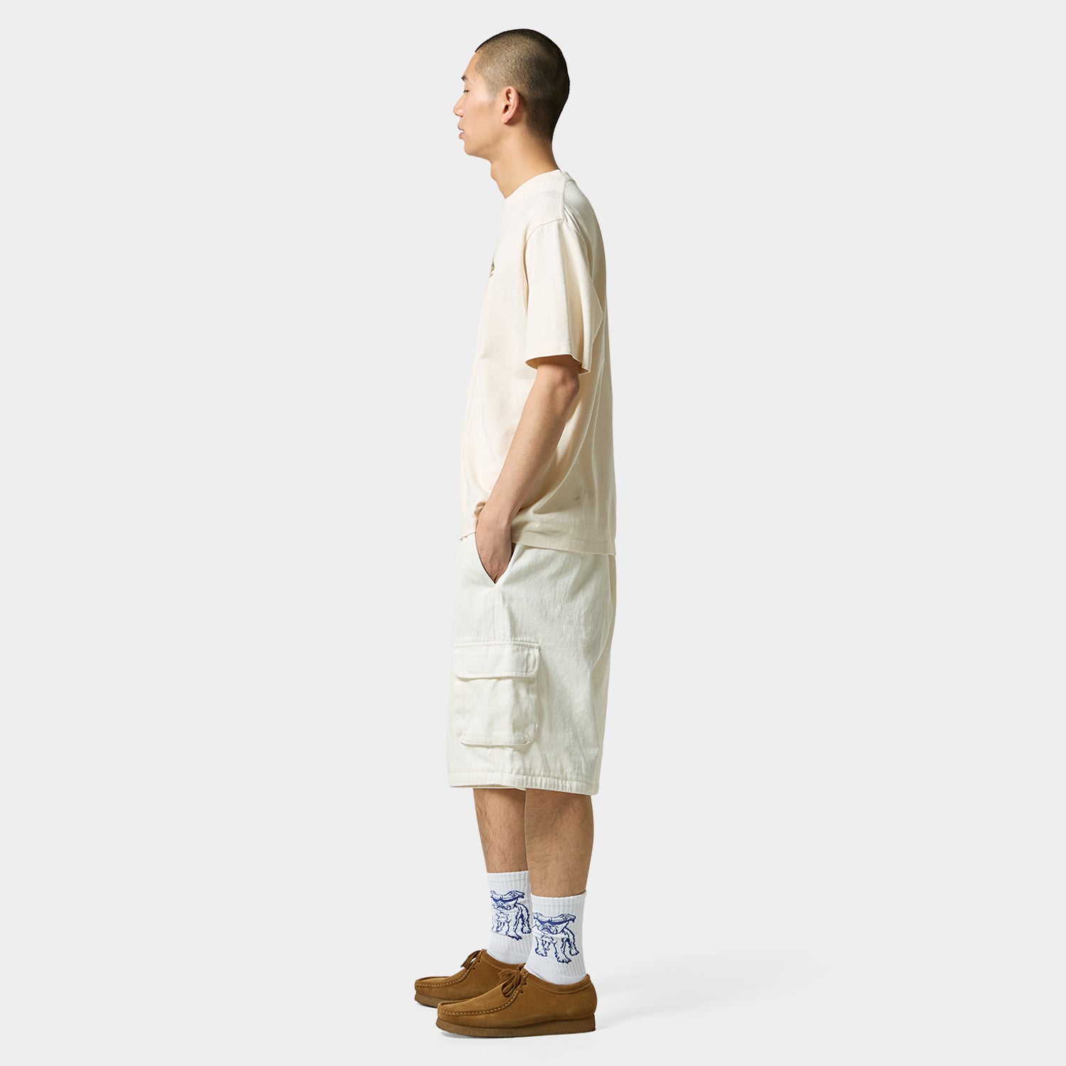 HUF (ハフ) Worldwide JP /T-SHIRTS(Tシャツ)/ huf CO-OP GOLDEN TROUT TEE商品 / NATURAL