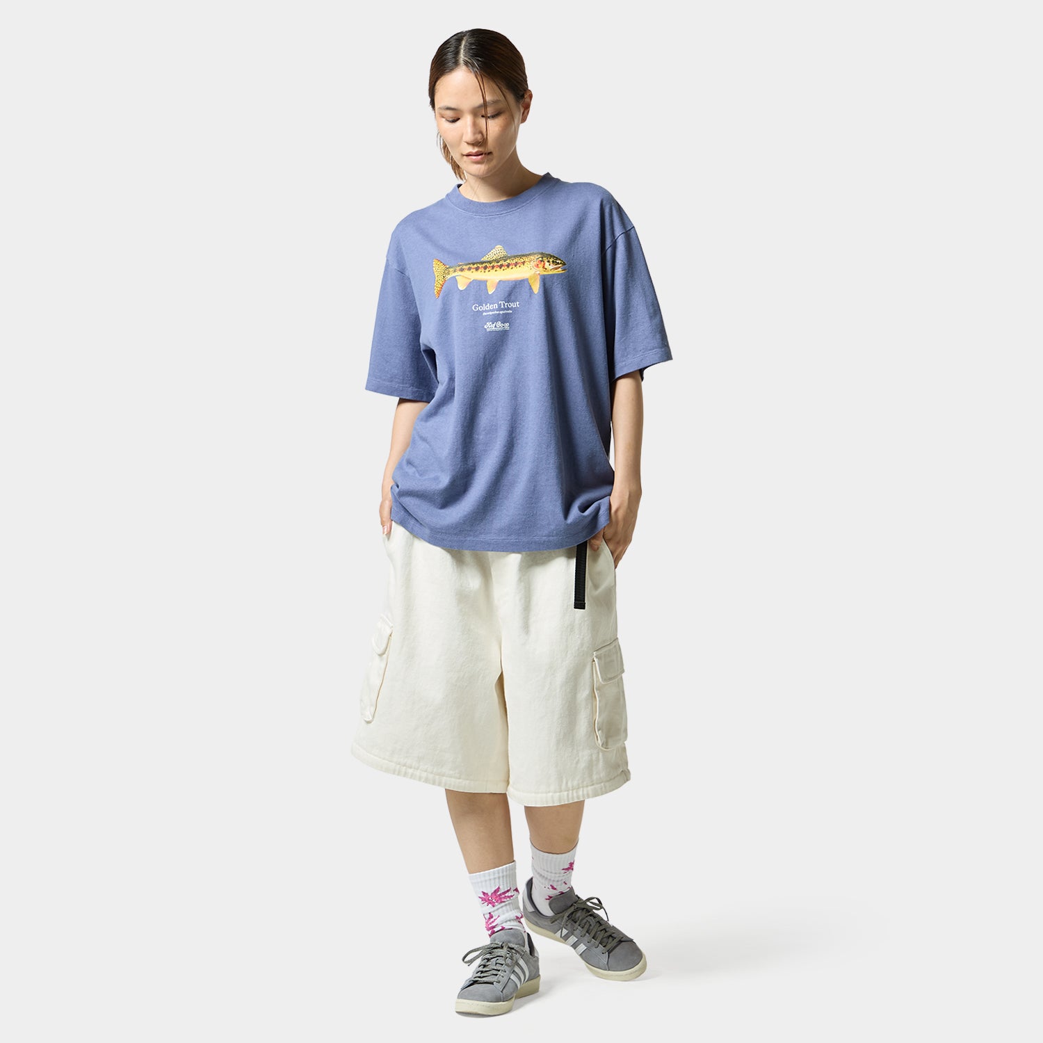 HUF (ハフ) Worldwide JP /T-SHIRTS(Tシャツ)/ huf CO-OP GOLDEN TROUT TEE商品 / NATURAL