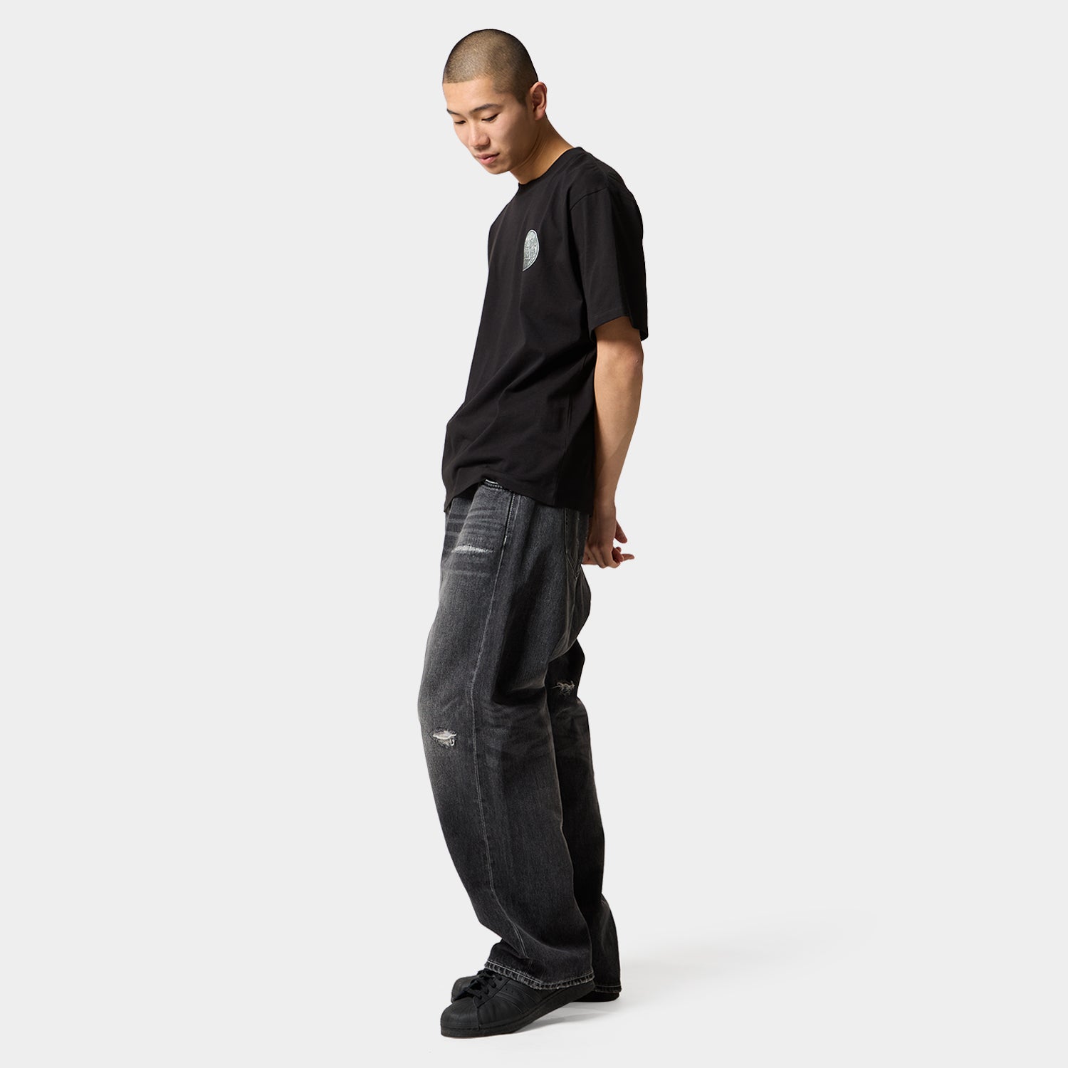 HUF (ハフ) Worldwide JP /T-SHIRTS(Tシャツ)/ HUF X RYU GA GOTOKU TEE商品 / BLACK