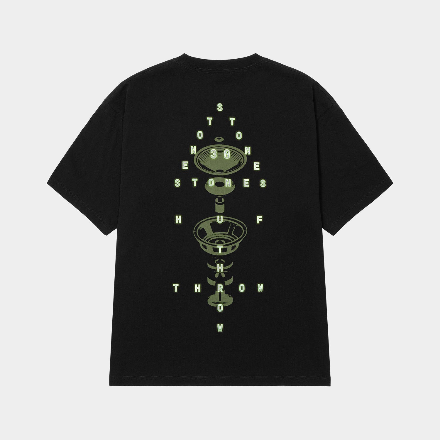 HUF (ハフ) Worldwide JP /T-SHIRTS(Tシャツ)/ HUF X STONES THROW 30th TEE商品 / BLACK