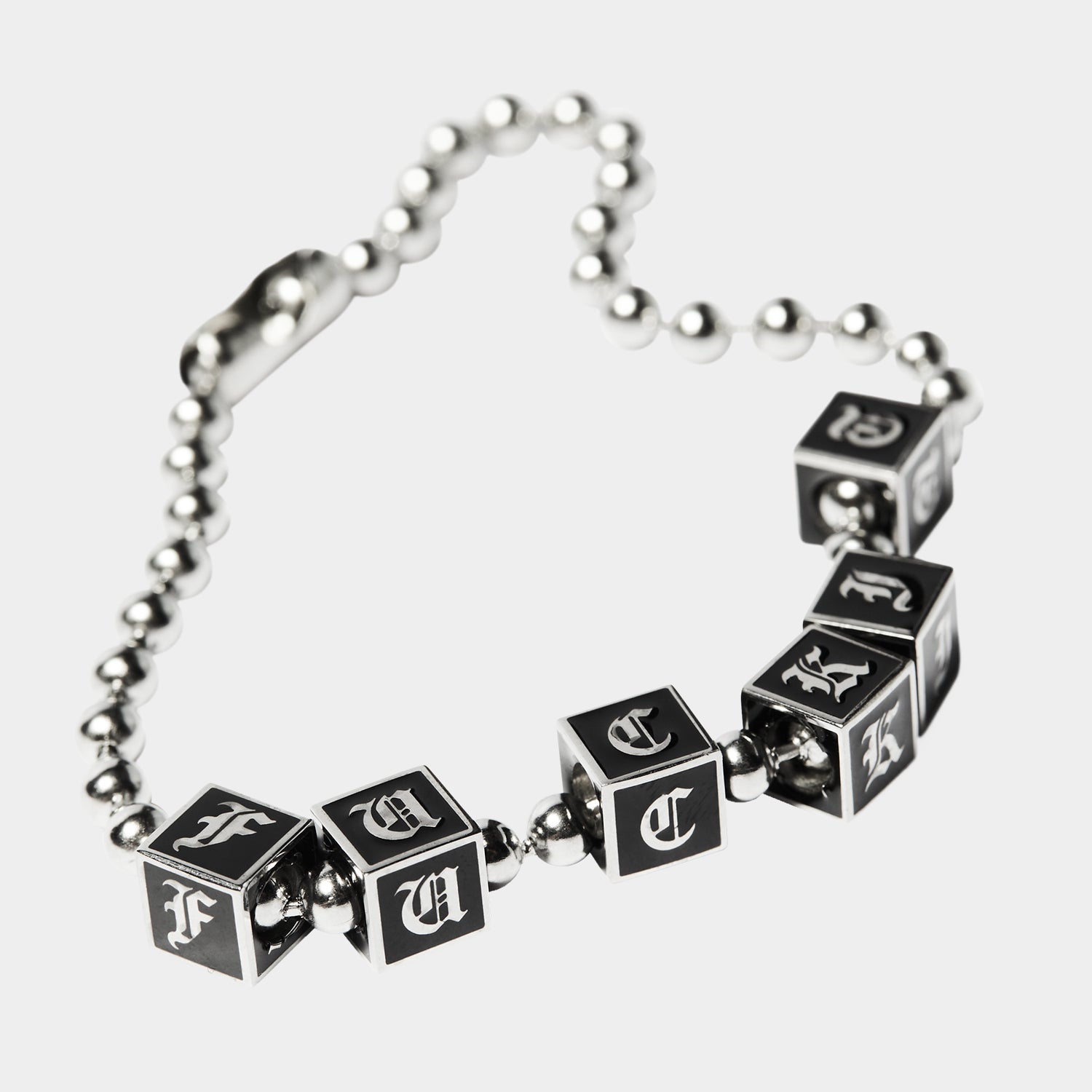 HUF (ハフ) Worldwide JP /JEWELRY（ジュエリー）/ BLOCKS BRACELET商品 / SILVER