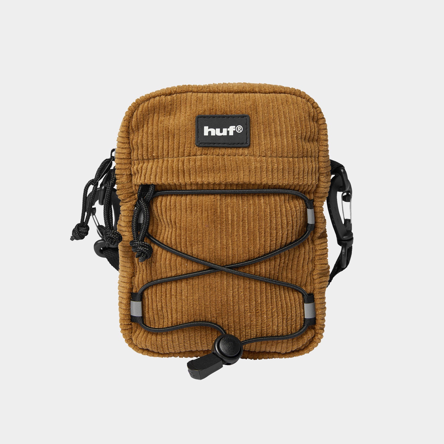 HUF (ハフ) Worldwide JP /BAGS（バッグ）/ CORDUROY BOWERY SIDE BAG商品 / DARK BERRY