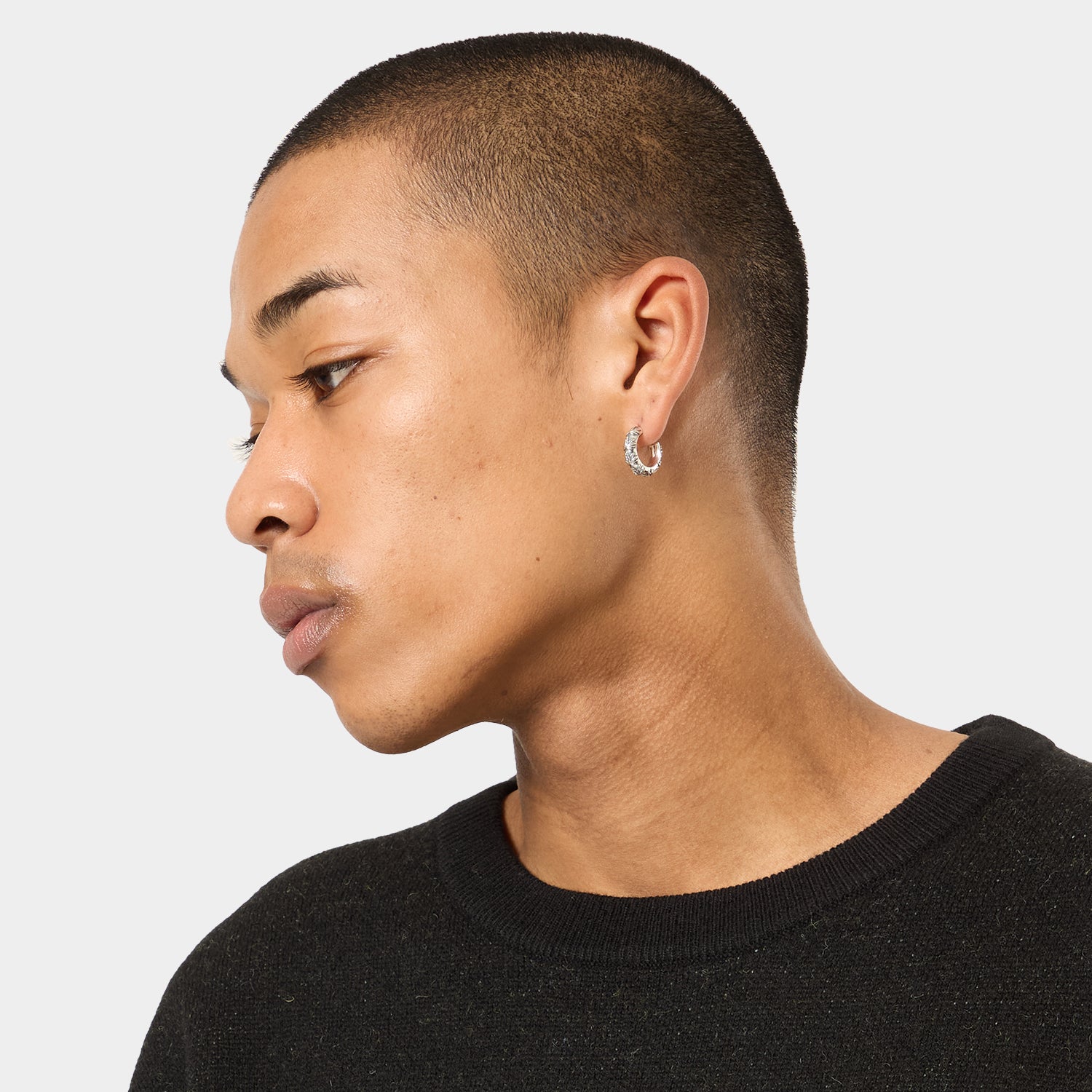 HUF (ハフ) Worldwide JP /JEWELRY（ジュエリー）/ PLANTLIFE HOOP PIERCE商品 / SILVER