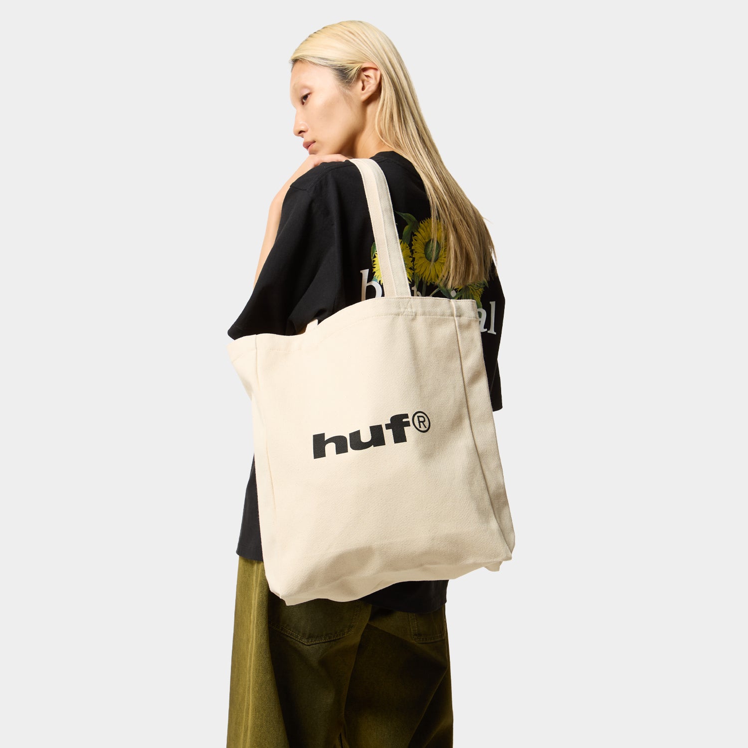 HUF (ハフ) Worldwide JP /BAGS（バッグ）/ HUF eightynine TOTE BAG M商品 / GREY