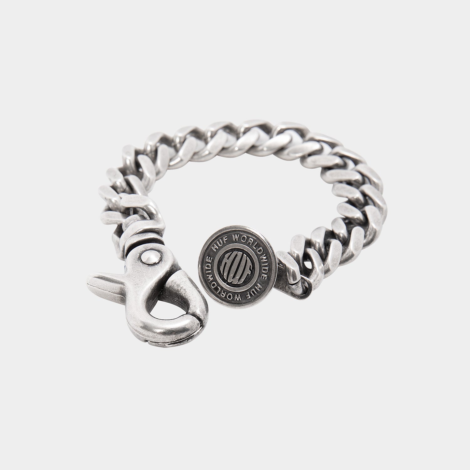 HUF (ハフ) Worldwide JP /JEWELRY（ジュエリー）/ BUTTON UP CLIP BRACELET商品 / SILVER