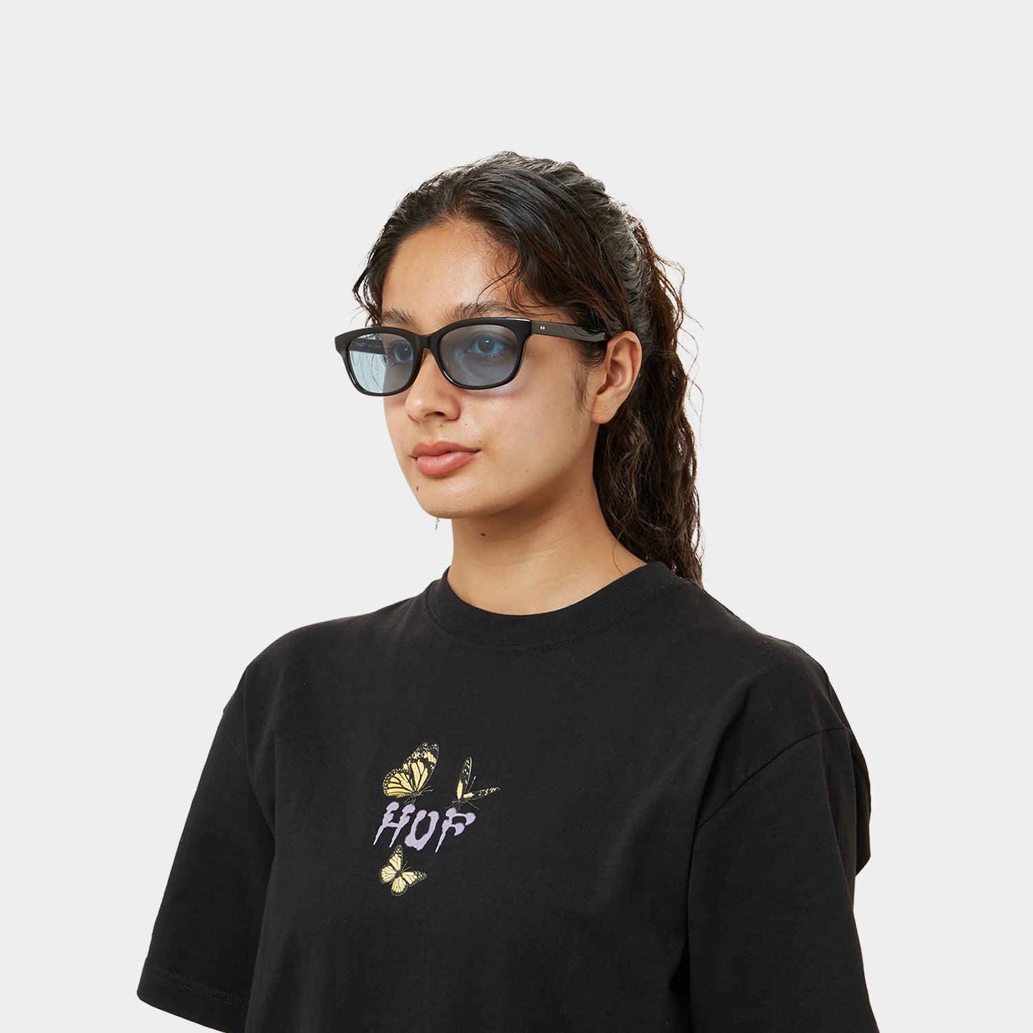 HUF (ハフ) Worldwide JP /（）/ HUF EYEWEAR WHARF商品 / BLACK/BLUE