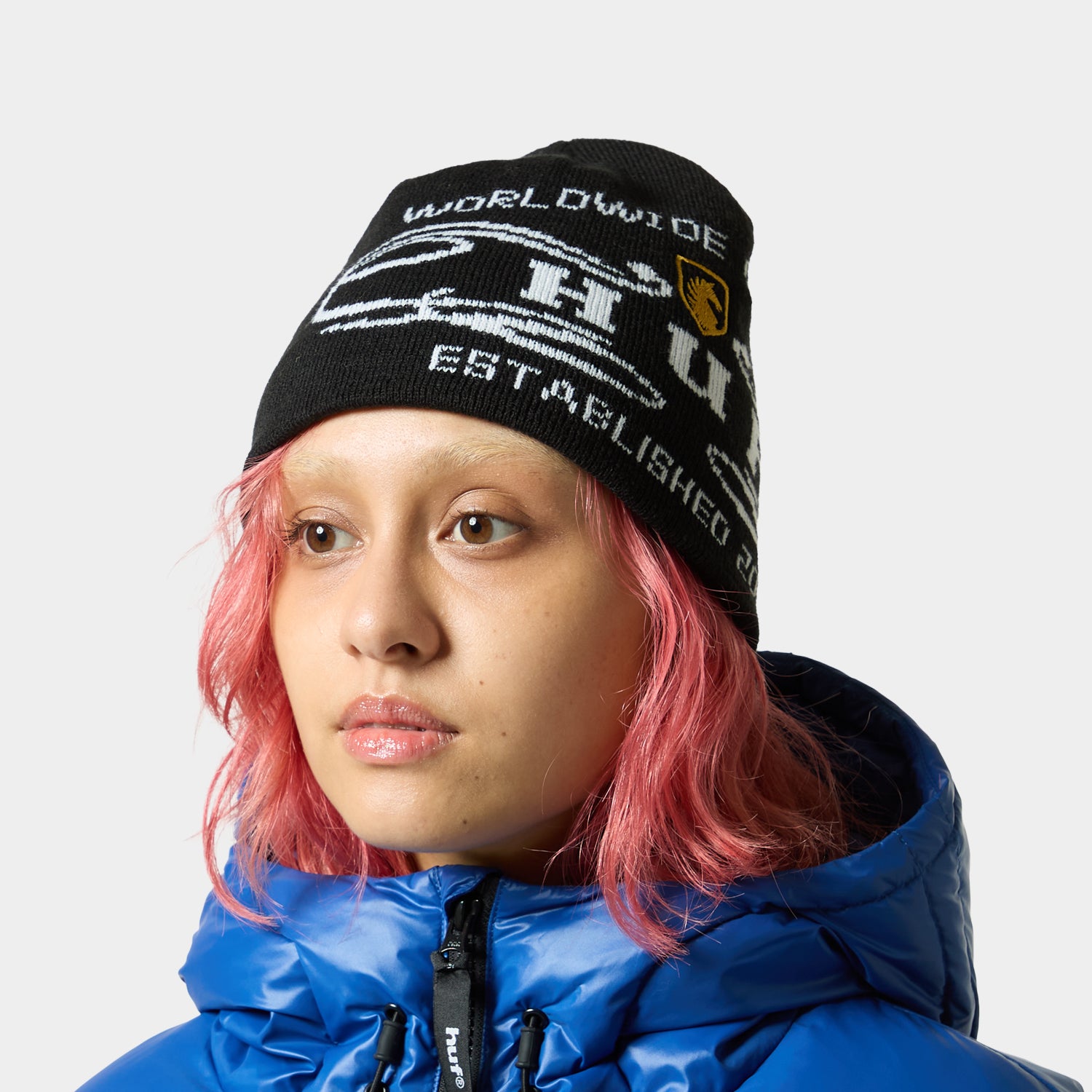 HUF (ハフ) Worldwide JP /HATS ＆ BEANIES（ハット&ビーニー）/ WORLDWIDE CLOTHIERS BEANIE商品 / NATURAL