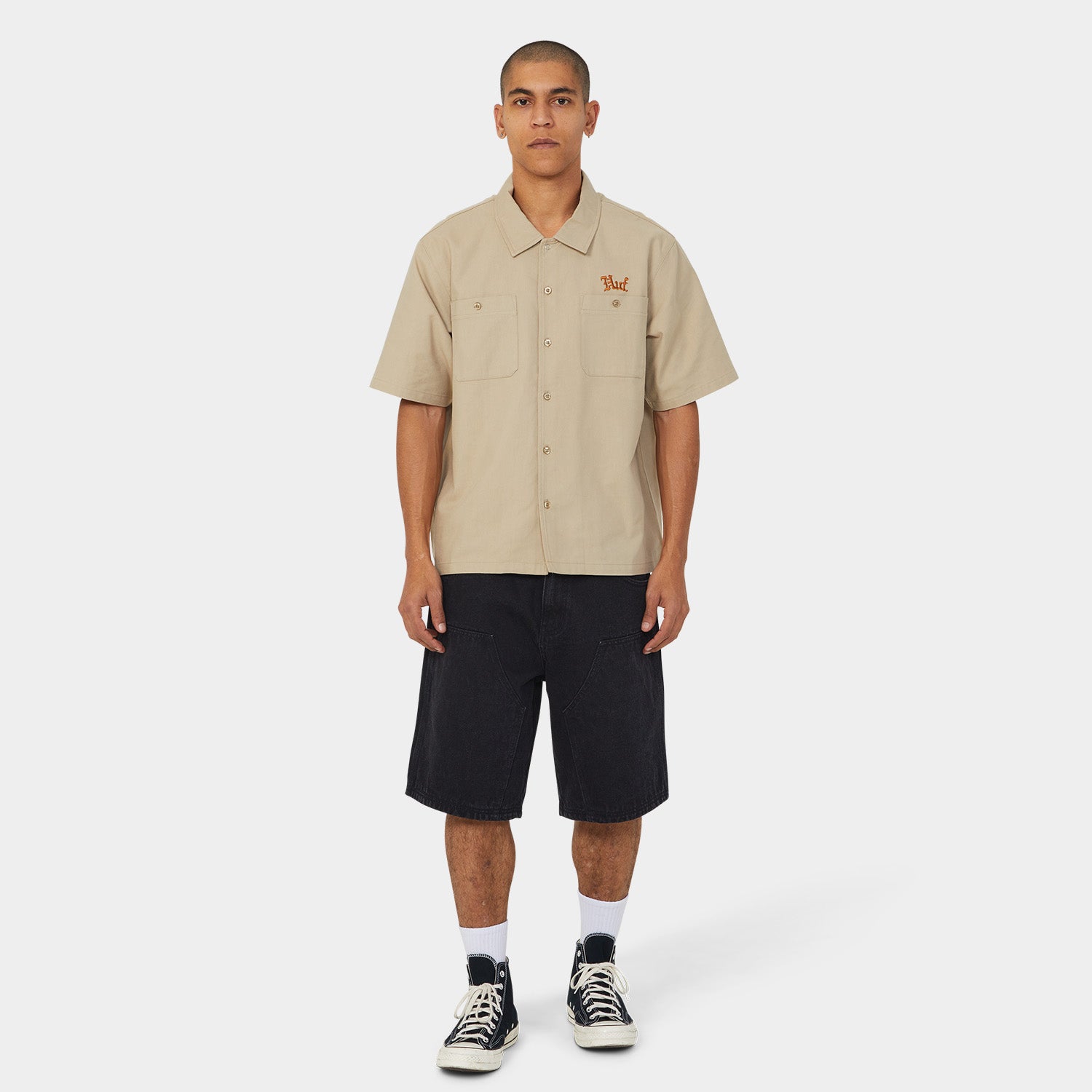 HUF (ハフ) Worldwide JP /TOPS & SHIRTS（トップス&シャツ）/ FANTASIES WORK SHIRT商品 / MARINE