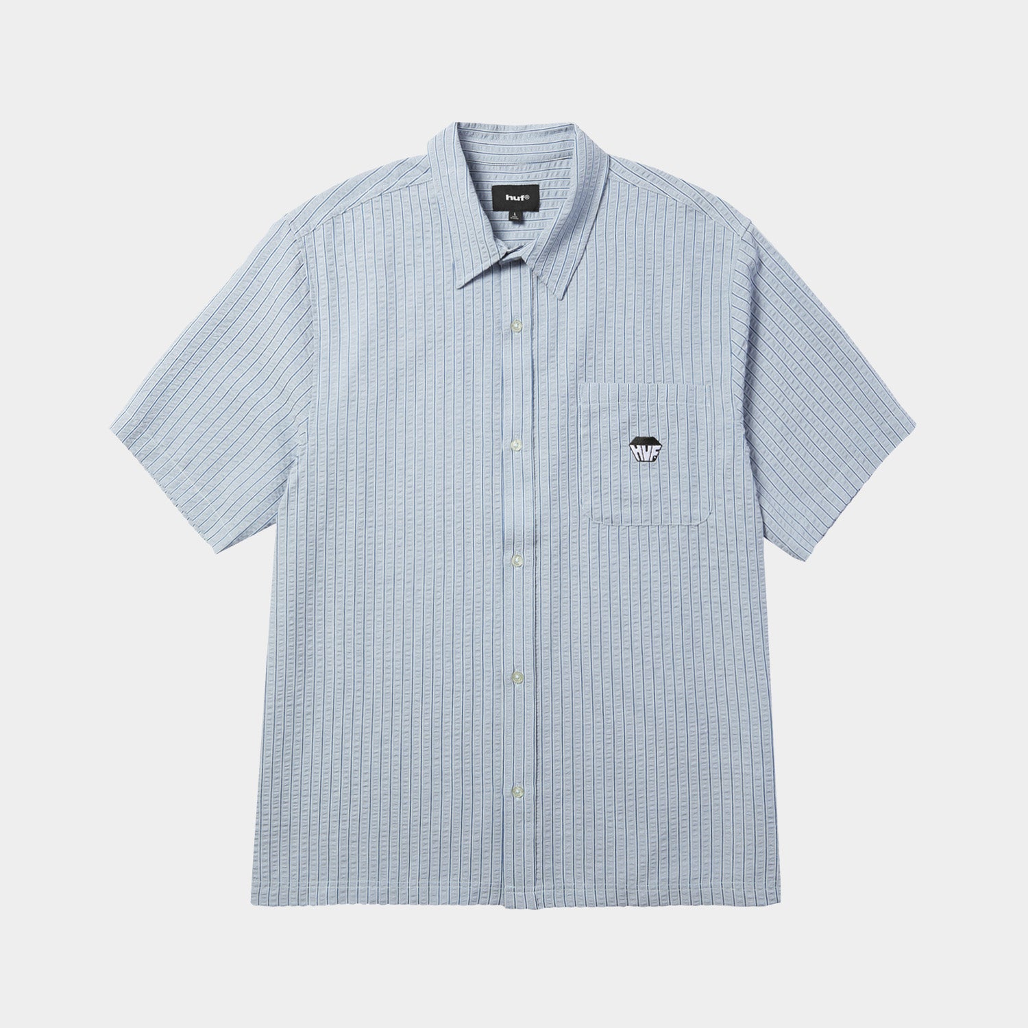 HUF (ハフ) Worldwide JP /TOPS & SHIRTS（トップス&シャツ）/ BIG BLOCK STRIPED SHIRT商品 / DRIED HERB