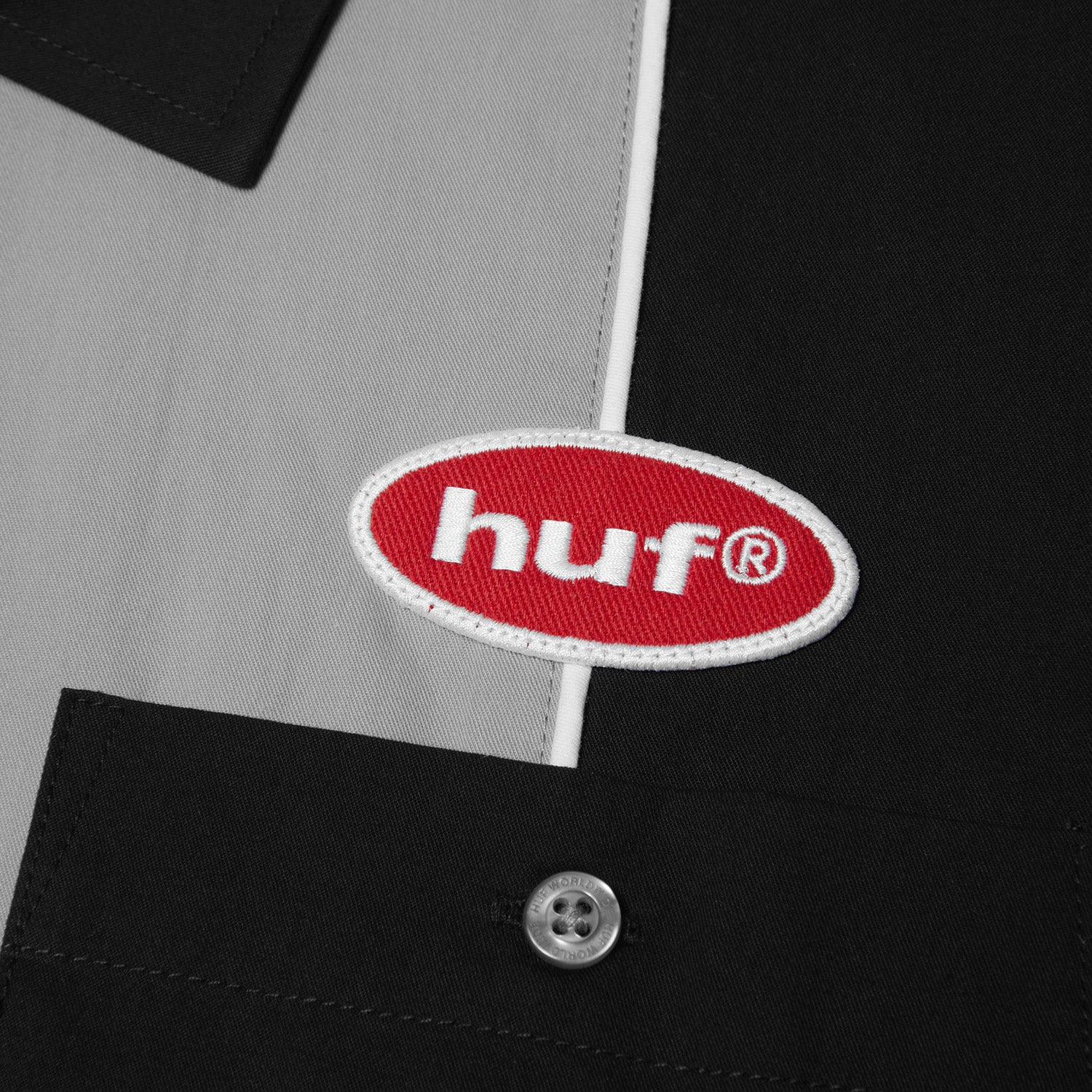 HUF (ハフ) Worldwide JP /TOPS & SHIRTS（トップス&シャツ）/ URETHANE WORK SHIRT商品 / BLACK