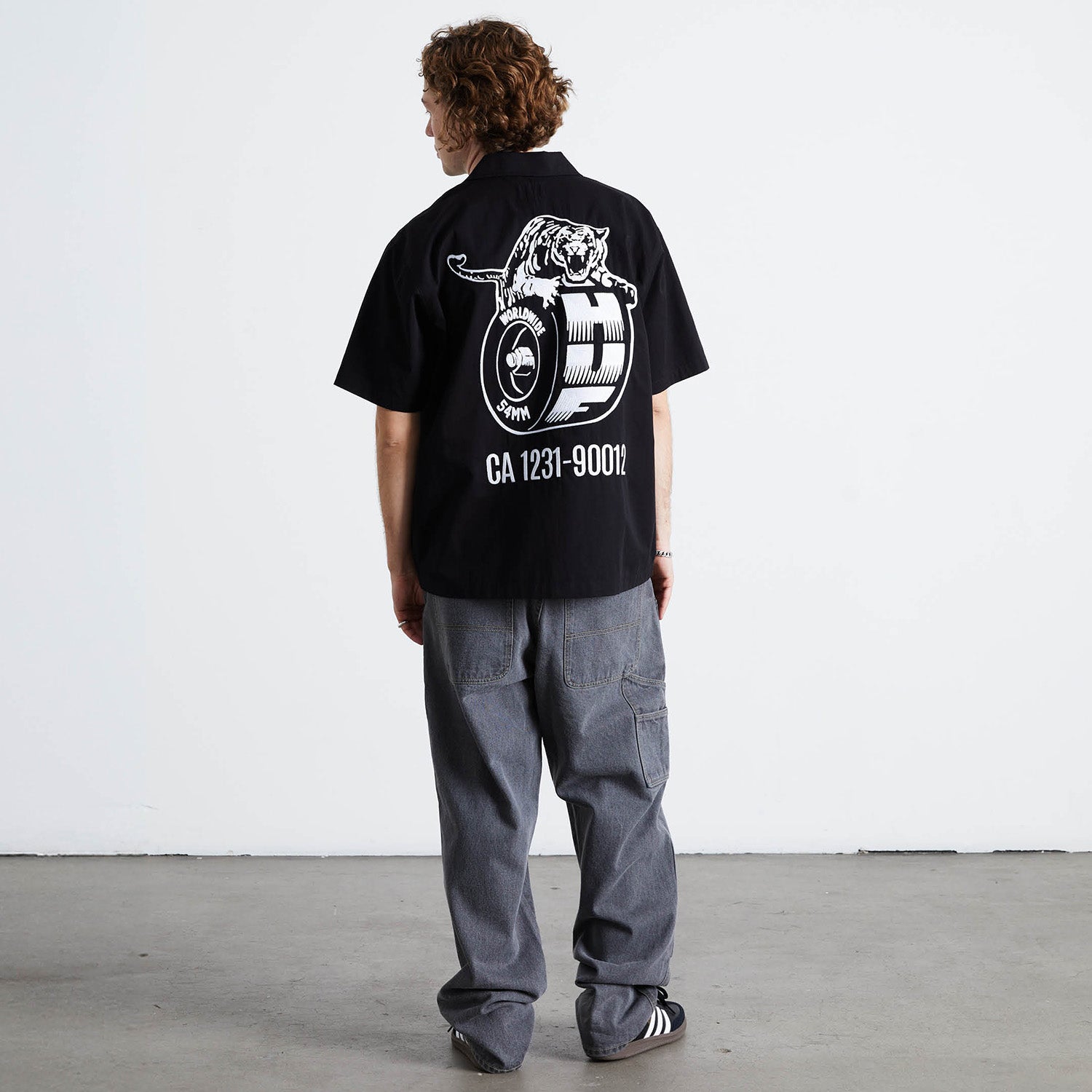HUF (ハフ) Worldwide JP /TOPS & SHIRTS（トップス&シャツ）/ URETHANE WORK SHIRT商品 / BLACK