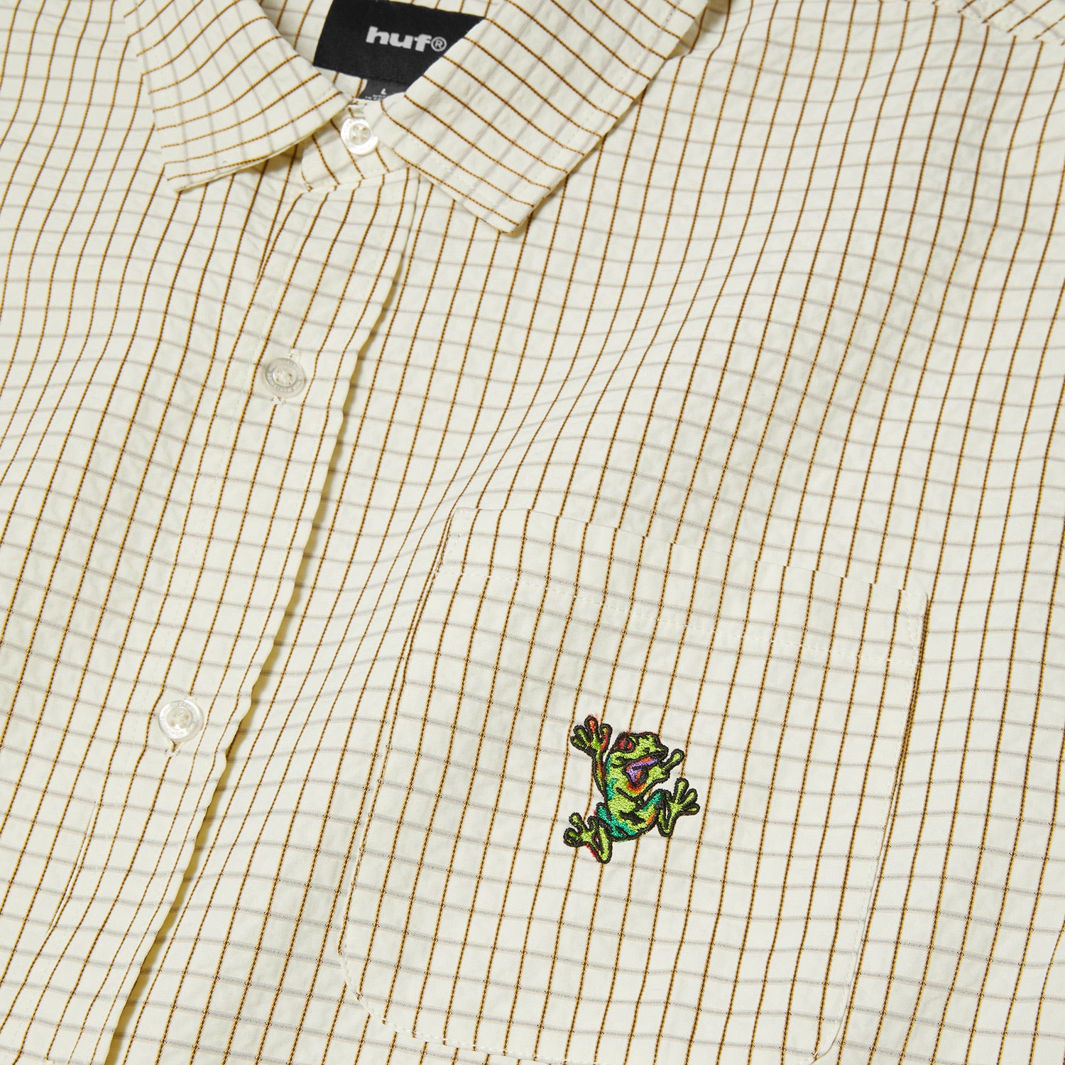 HUF (ハフ) Worldwide JP /T-SHIRTS（Tシャツ）/ STUCK ON YOU PLAID SHIRT商品 / ICE BLUE