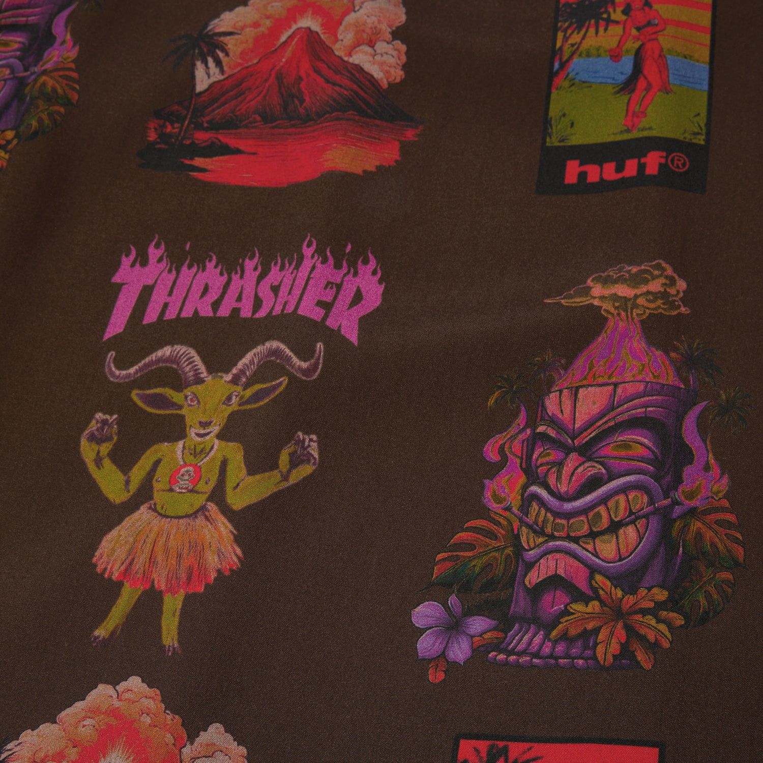 HUF (ハフ) Worldwide JP /TOPS & SHIRTS（トップス&シャツ）/ HUF X THRASHER HAWAIIAN SHIRT商品 / MULTI