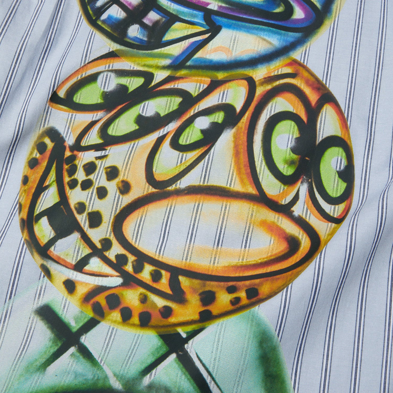 HUF (ハフ) Worldwide JP /TOPS & SHIRTS（トップス&シャツ）/ KENNY SCHARF TELEVISION STRIPE SHIRT商品 / MULTI