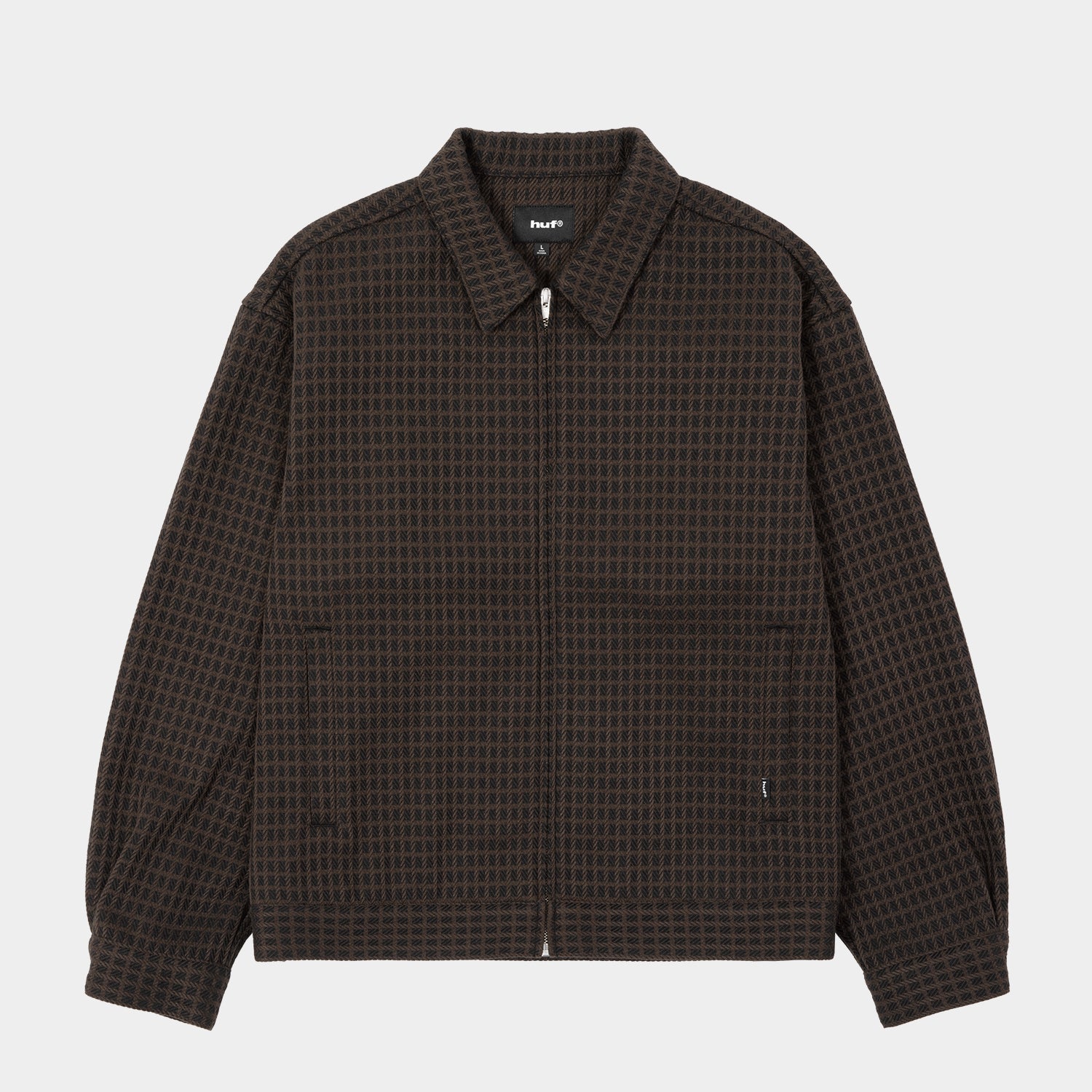 HUF (ハフ) Worldwide JP /TOPS & SHIRTS（トップス&シャツ）/ WAFFLE WEAVING ZIP LS SHIRT商品 / DESERT