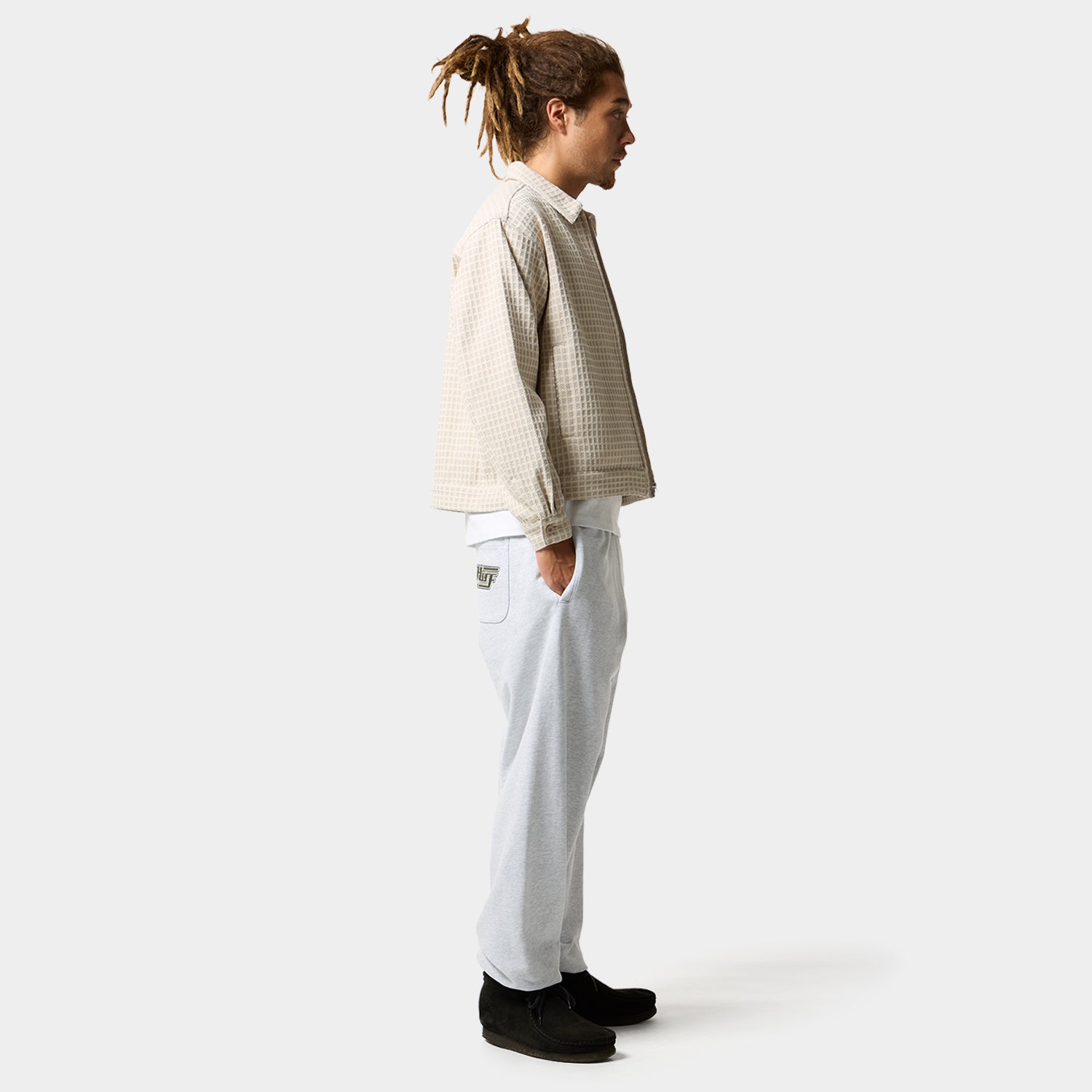 HUF (ハフ) Worldwide JP /TOPS & SHIRTS（トップス&シャツ）/ WAFFLE WEAVING ZIP LS SHIRT商品 / DESERT