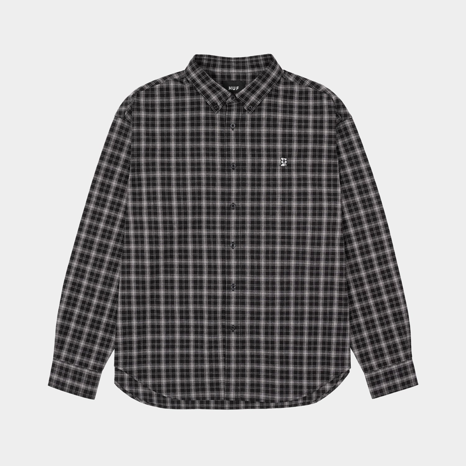 HUF (ハフ) Worldwide JP /TOPS & SHIRTS（トップス&シャツ）/ MEGABLAST PLAID LS SHIRT商品 / BLACK