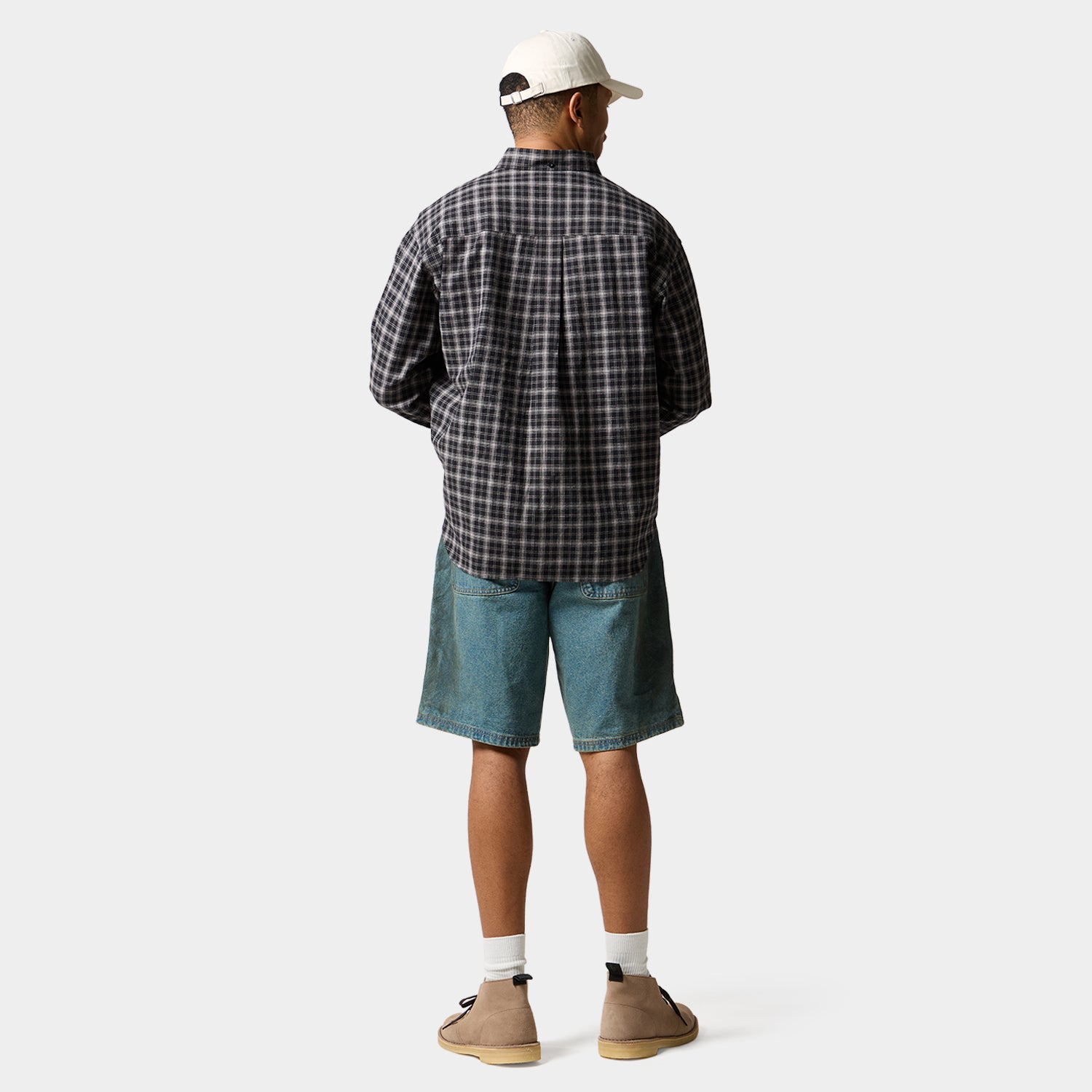 HUF (ハフ) Worldwide JP /TOPS & SHIRTS（トップス&シャツ）/ MEGABLAST PLAID LS SHIRT商品 / BLACK