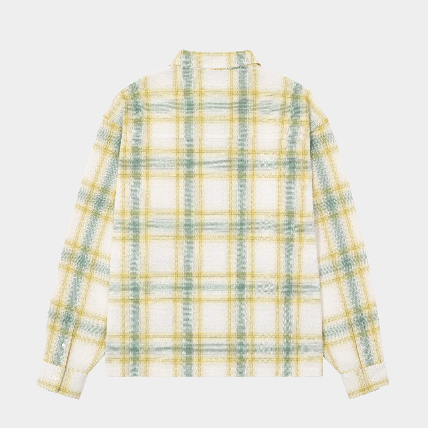 HUF (ハフ) Worldwide JP /TOPS & SHIRTS（トップス&シャツ）/ 89 OUTLINE PLAID ZIP SHIRT商品 / BLACK