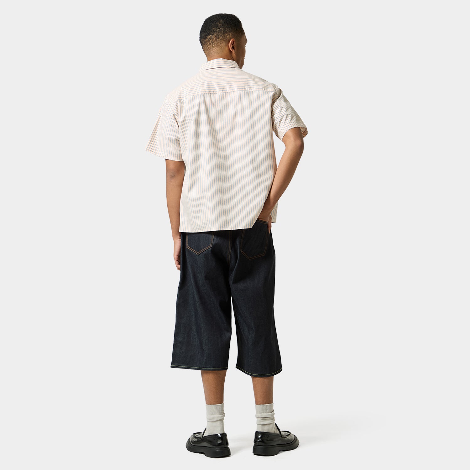 HUF (ハフ) Worldwide JP /TOPS & SHIRTS（トップス&シャツ）/ MEGABLAST STRIPE SHIRT商品 / LT BLUE