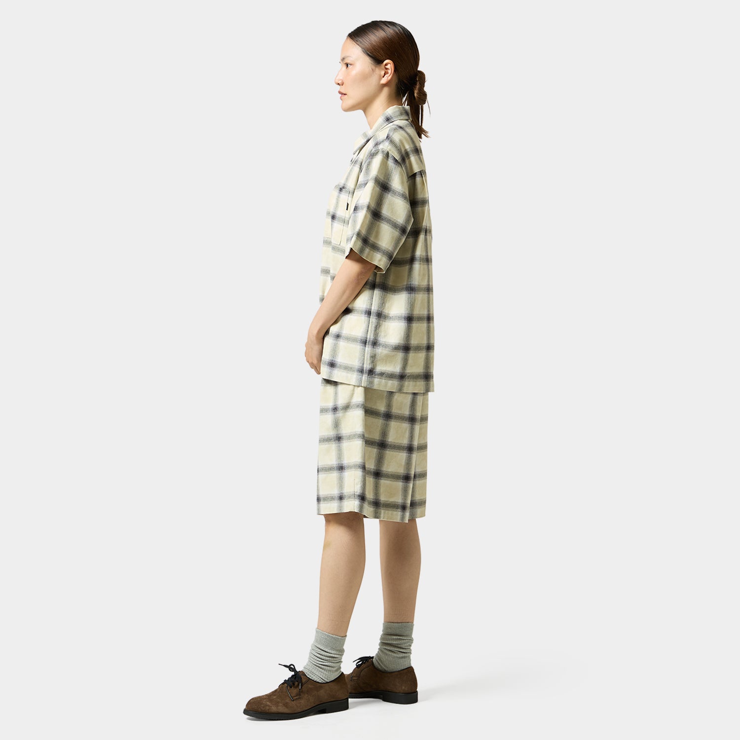HUF (ハフ) Worldwide JP /TOPS & SHIRTS（トップス&シャツ）/ MISTY PLAID SHIRT商品 / BEIGE