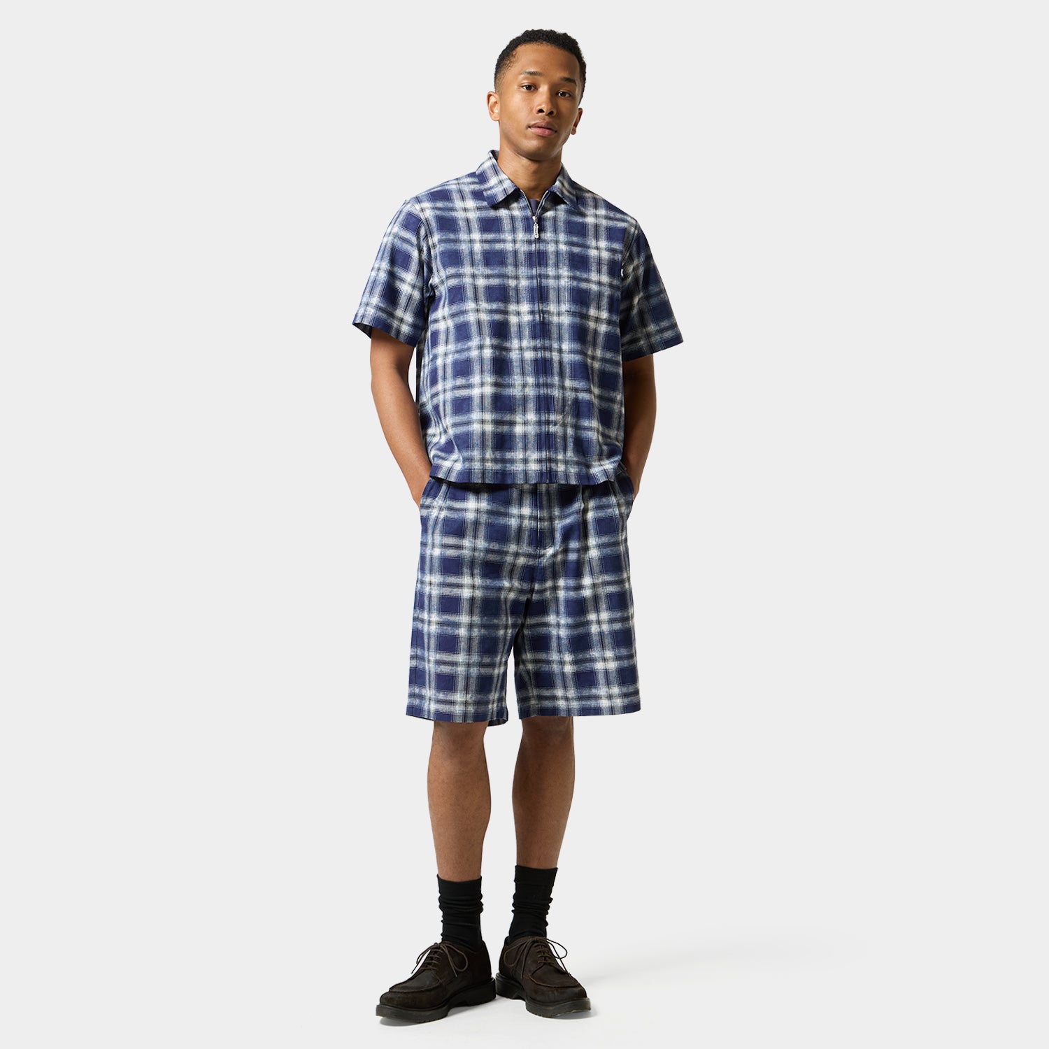 HUF (ハフ) Worldwide JP /TOPS & SHIRTS（トップス&シャツ）/ MISTY PLAID SHIRT商品 / BEIGE