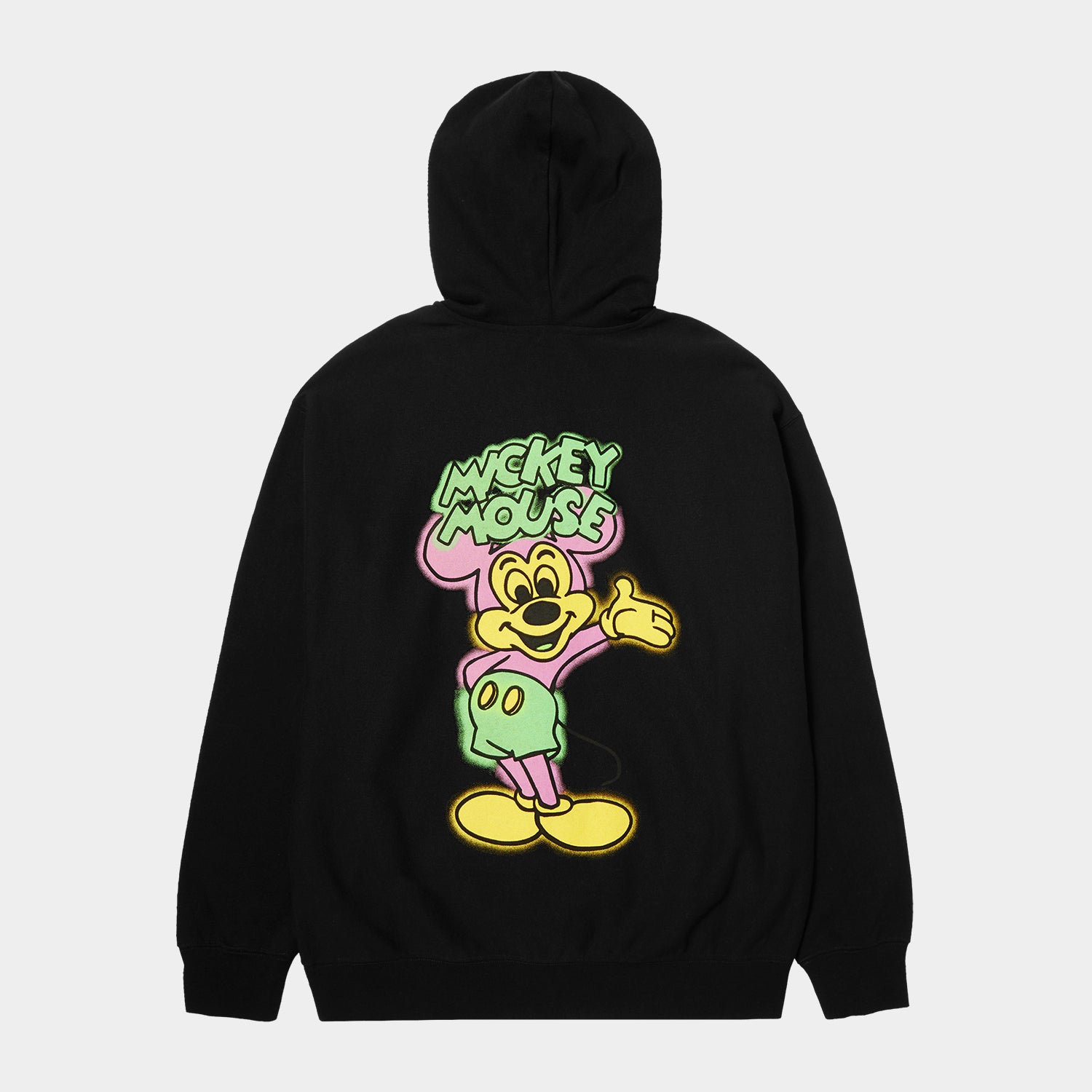 HUF (ハフ) Worldwide JP /HOODIES（パーカー）/ DISNEY | HUF MICKEY SPRAY FULL ZIP HOODIE商品 / BLACK